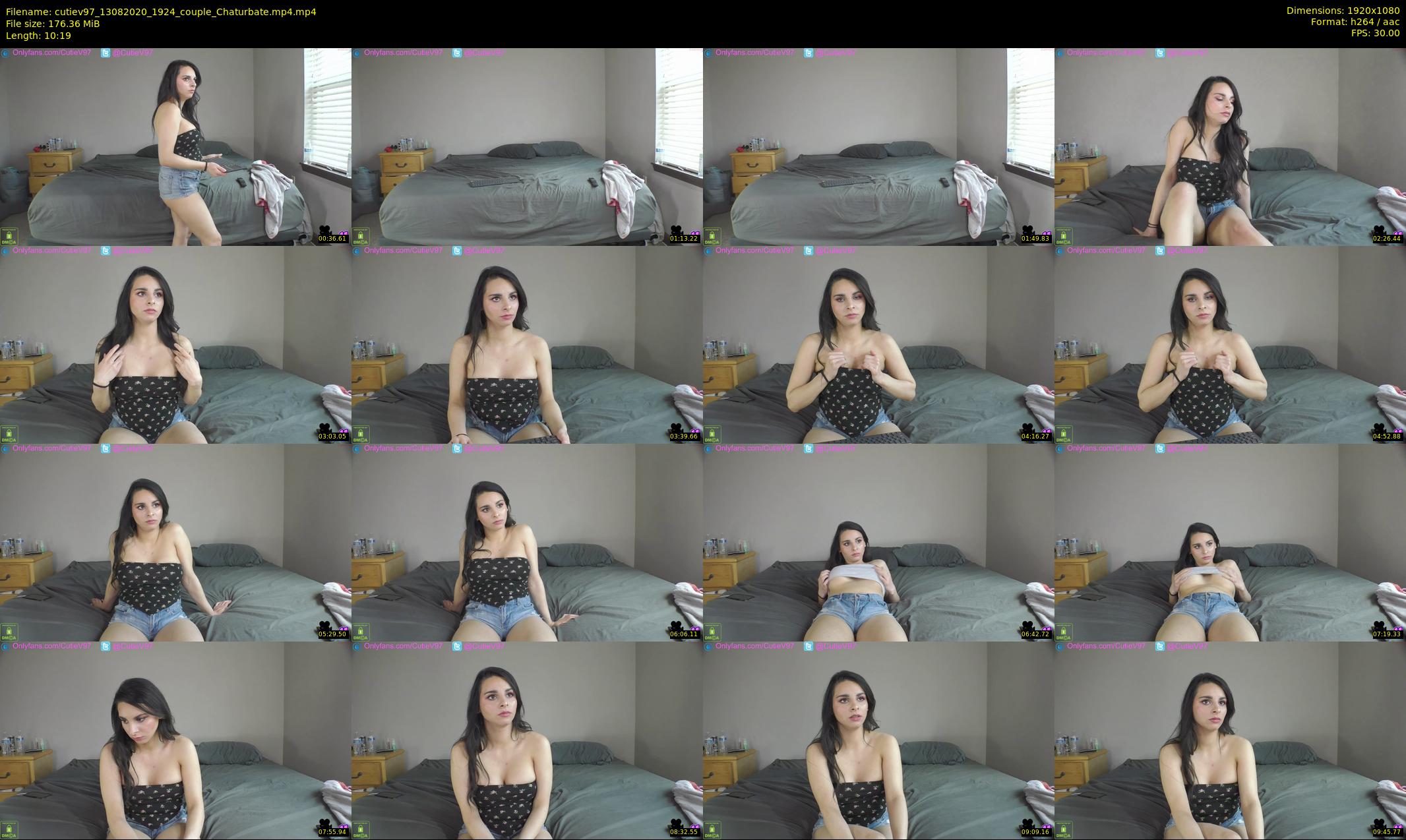 cutiev97 — 11 minute Chaturbate couple cam show recording, 1080p, Aug 13, 2020