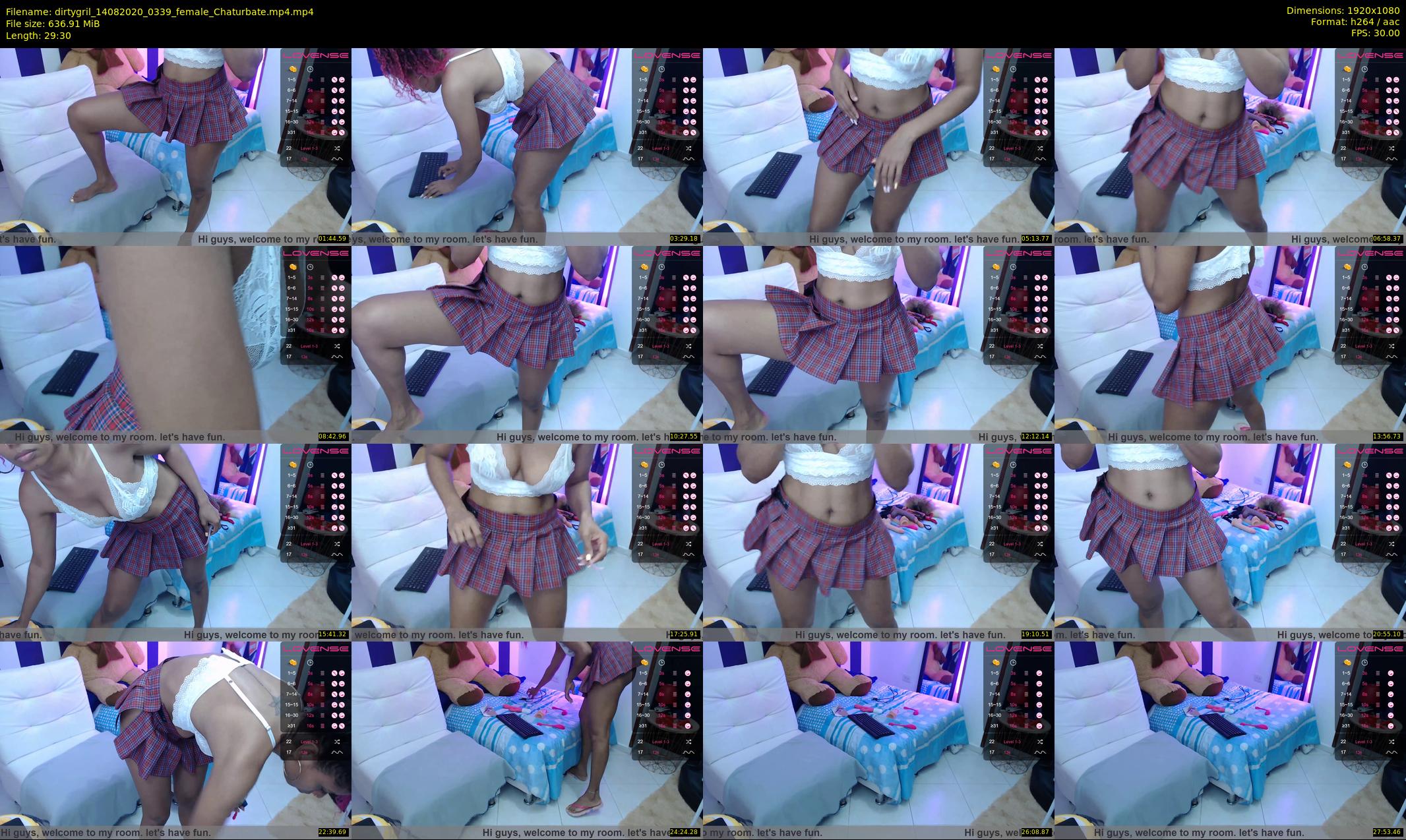 dirtygril — 30 minute Chaturbate female cam show recording, 1080p, Aug 14, 2020