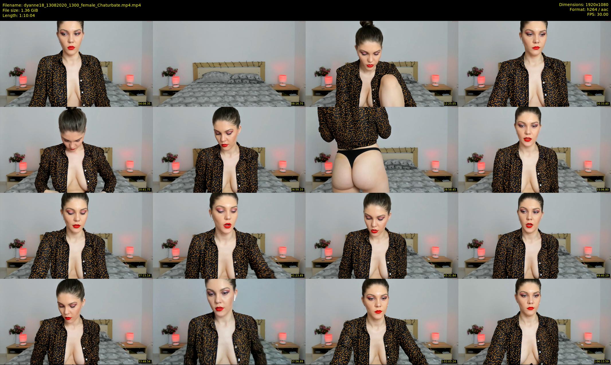 dyanne18 — 71 minute Chaturbate female cam show recording, 1080p, Aug 13, 2020