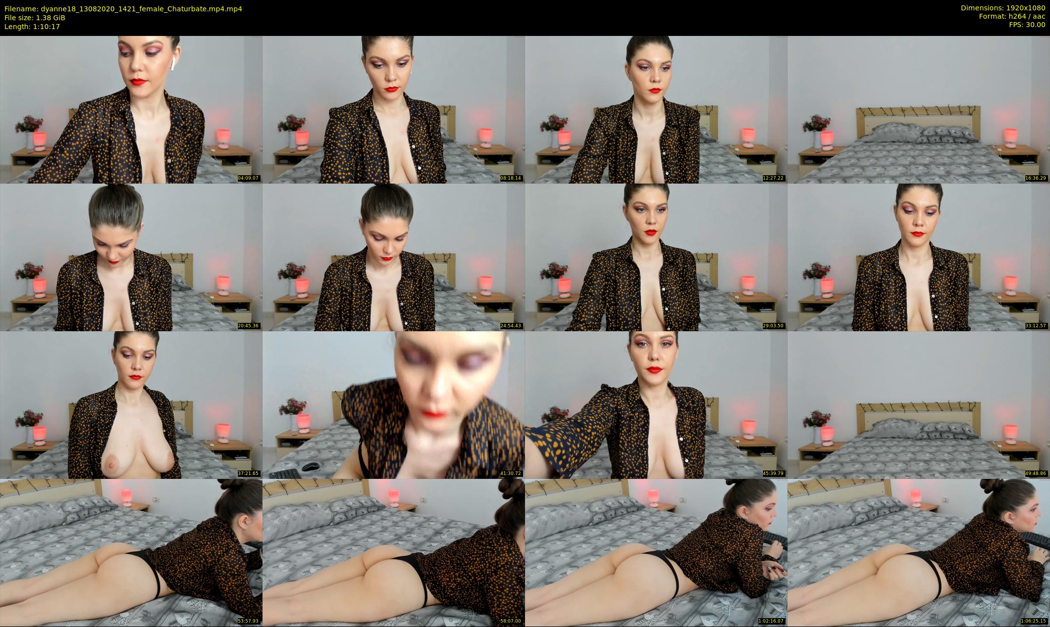 dyanne18 — 71 minute Chaturbate female cam show recording, 1080p, Aug 13, 2020