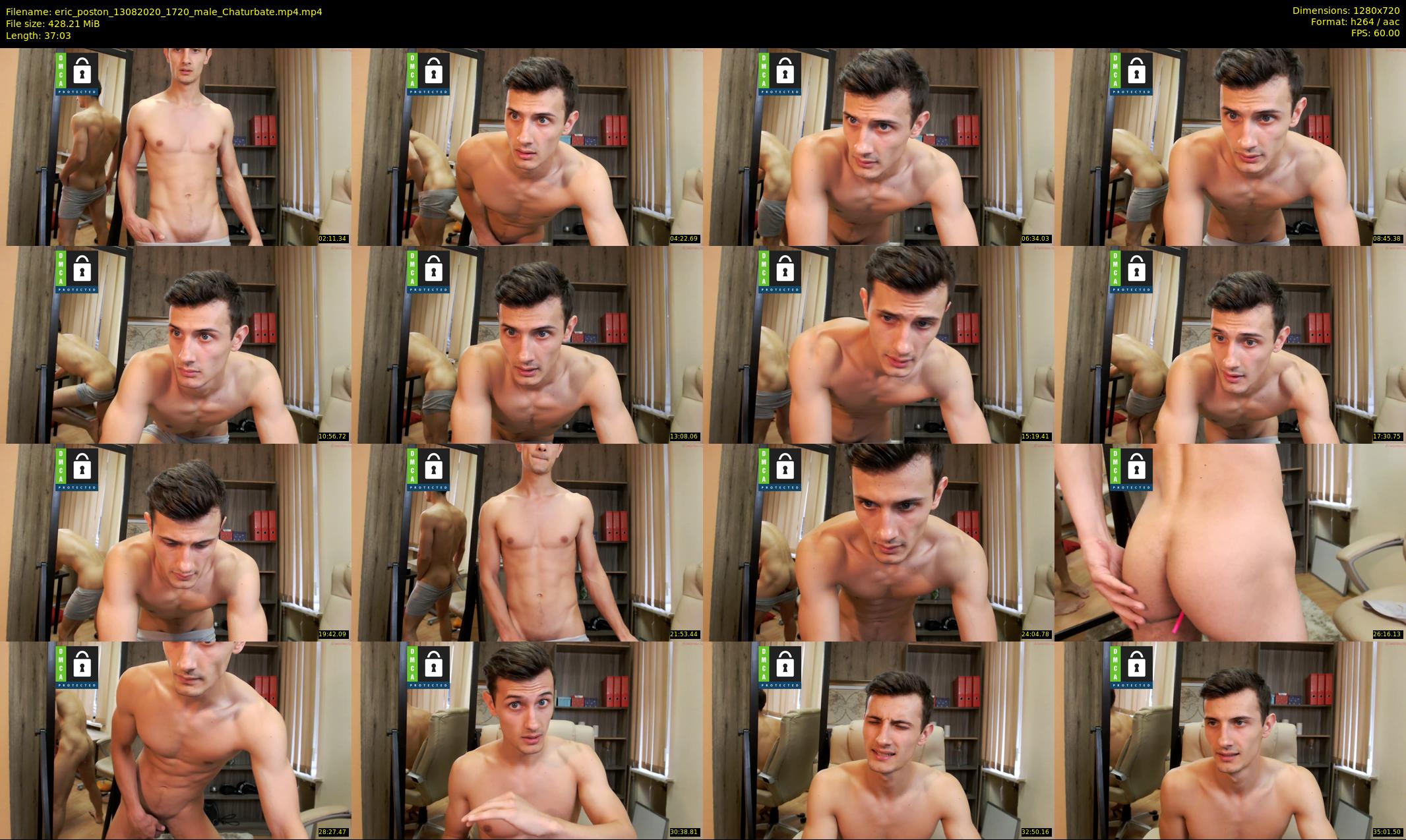 eric_poston — 38 minute Chaturbate male cam show recording, 720p, Aug 13, 2020