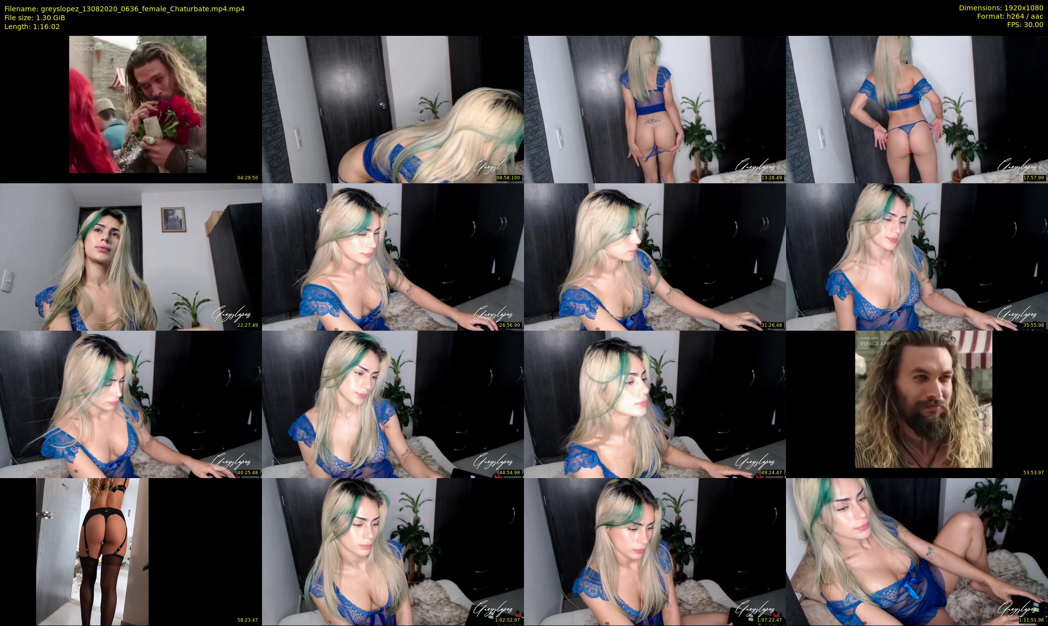 greyslopez — 77 minute Chaturbate female cam show recording, 1080p, Aug 13, 2020