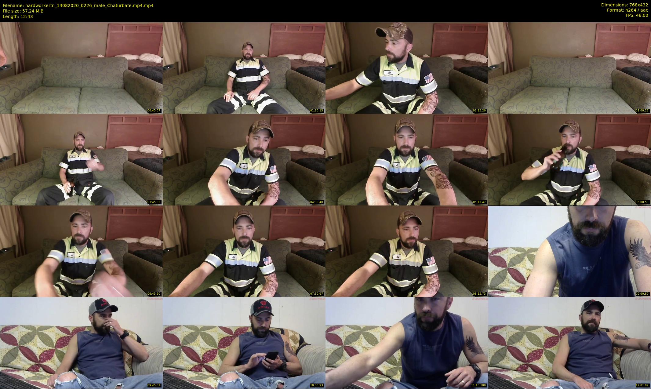 hardworkertn — 13 minute Chaturbate male cam show recording, 360p, Aug 14, 2020
