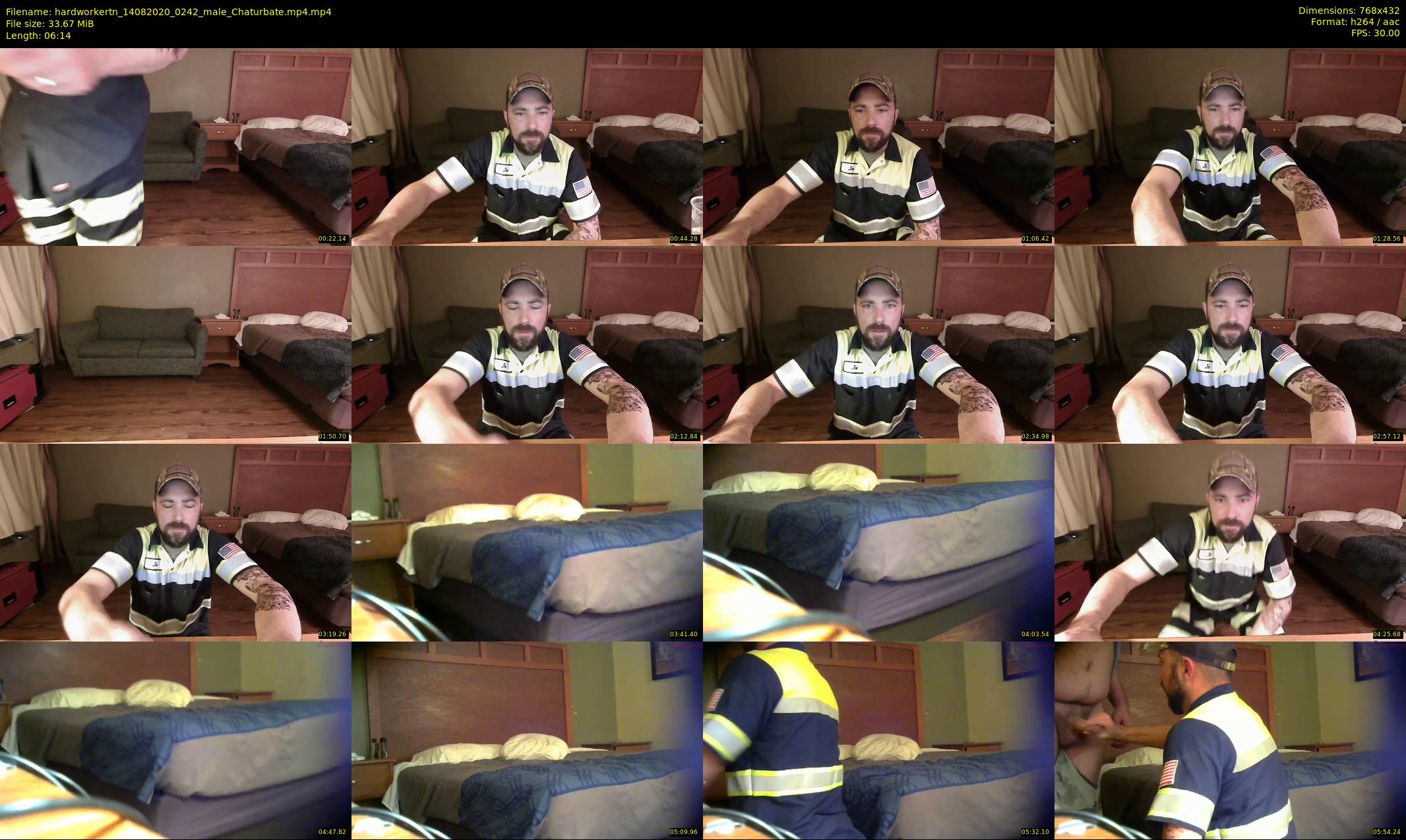 hardworkertn — 7 minute Chaturbate male cam show recording, 360p, Aug 14, 2020