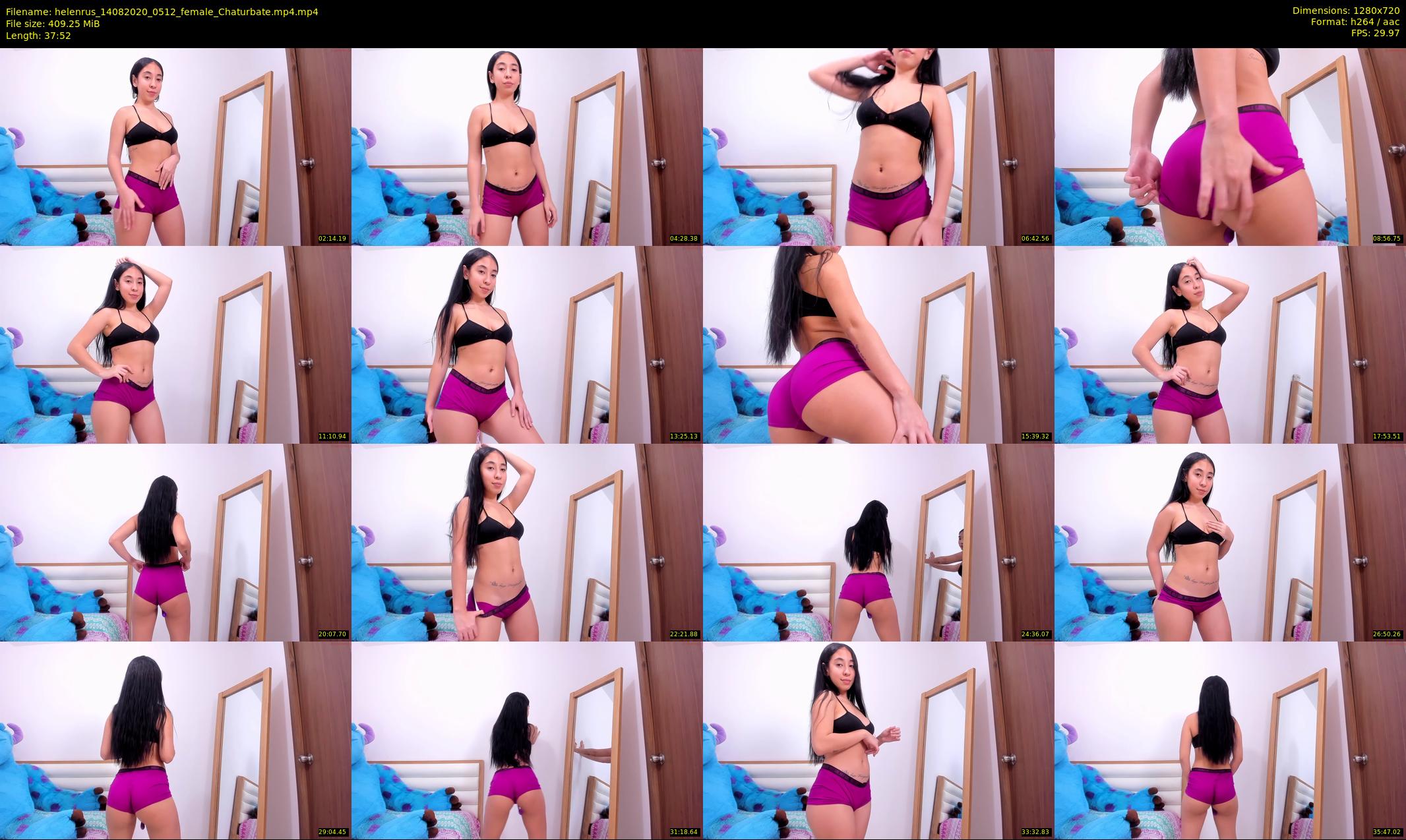 helenrus — 38 minute Chaturbate female cam show recording, 720p, Aug 14, 2020