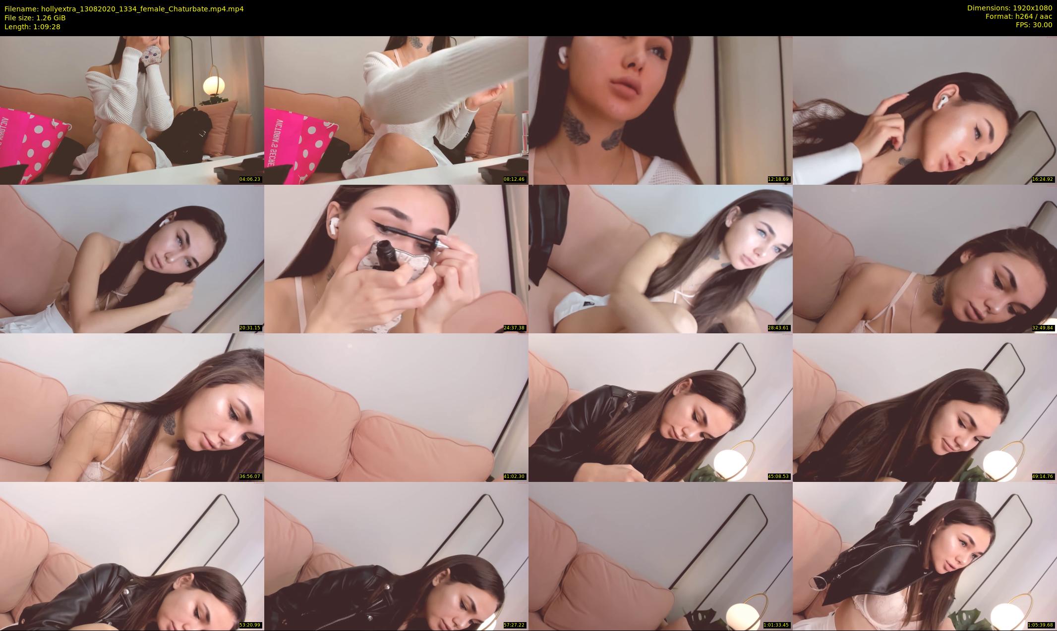 hollyextra — 70 minute Chaturbate female cam show recording, 1080p, Aug 13, 2020