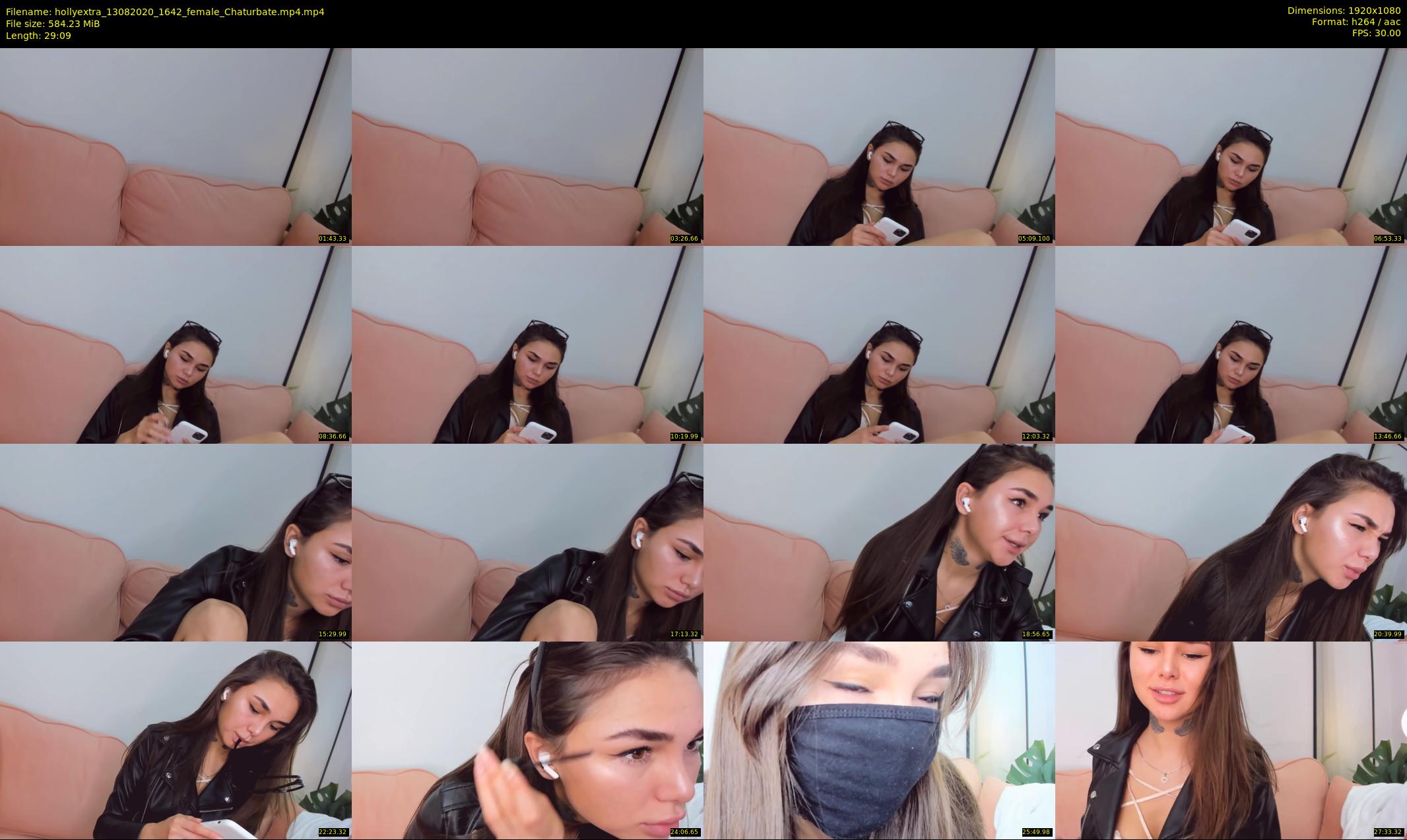 hollyextra — 30 minute Chaturbate female cam show recording, 1080p, Aug 13, 2020