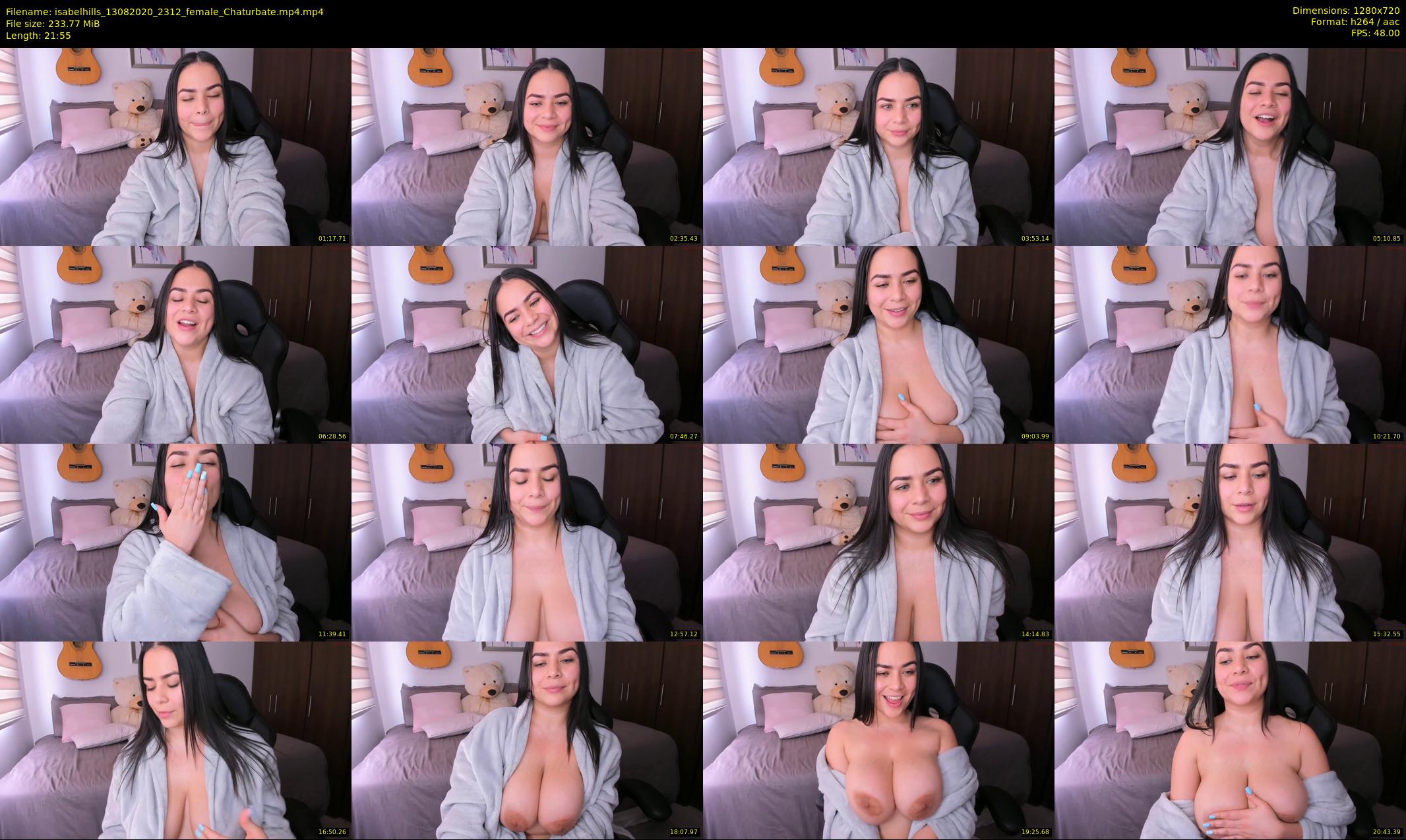 isabelhills — 22 minute Chaturbate female cam show recording, 720p, Aug 13, 2020