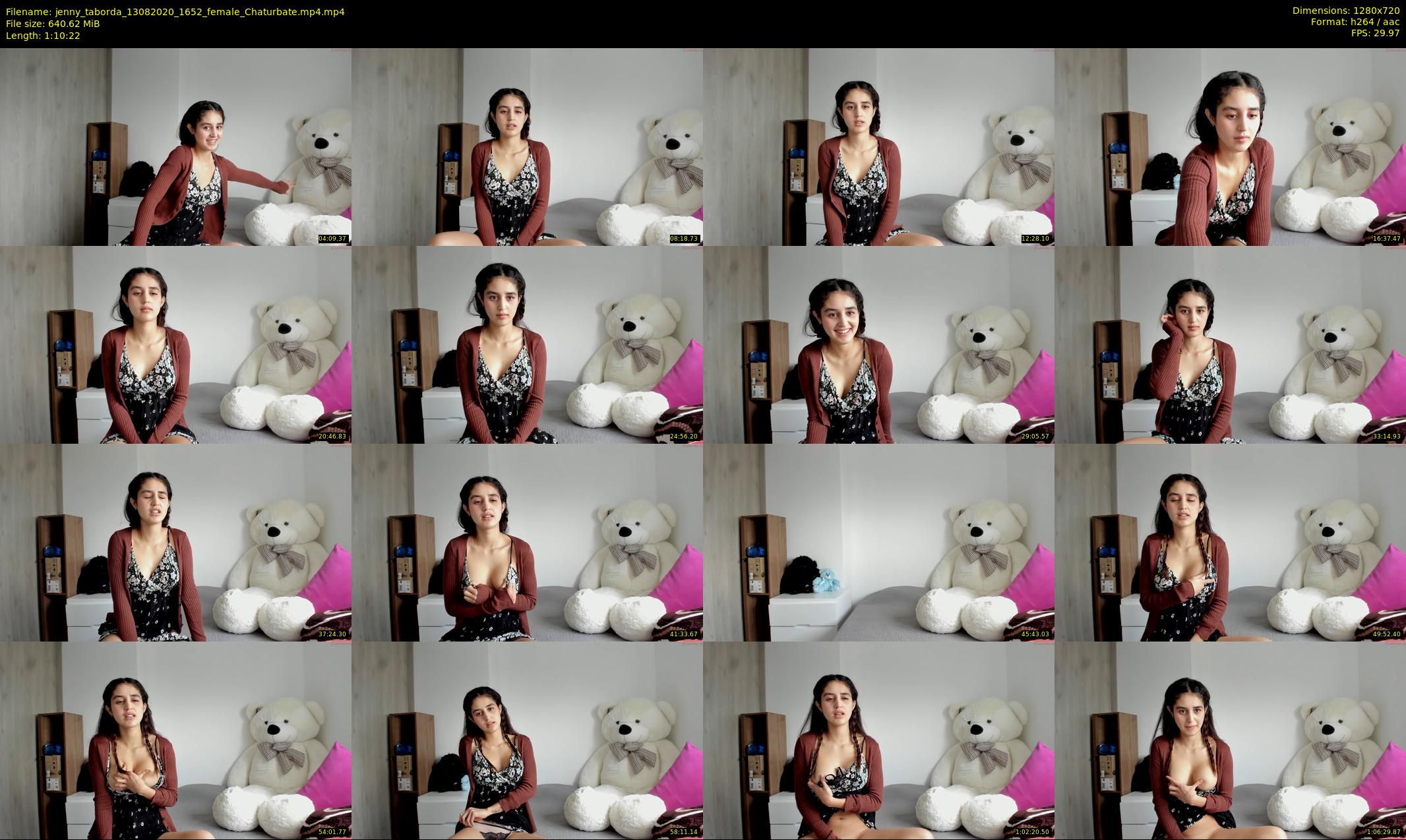 jenny_taborda — 71 minute Chaturbate female cam show recording, 720p, Aug 13, 2020