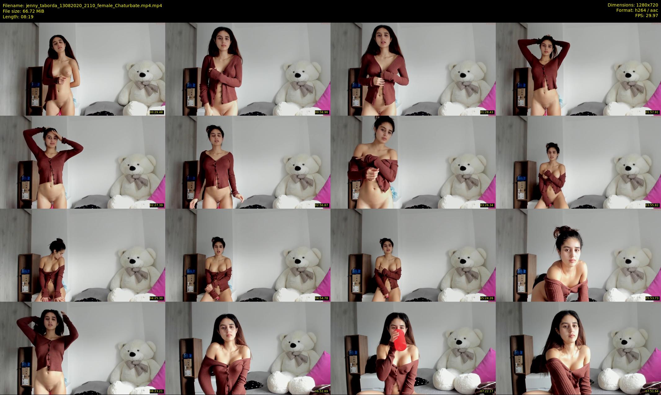 jenny_taborda — 9 minute Chaturbate female cam show recording, 720p, Aug 13, 2020