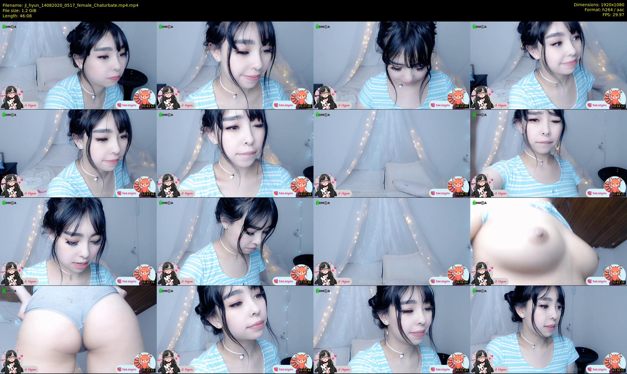 ji_hyun — 47 minute Chaturbate female cam show recording, 1080p, Aug 14, 2020