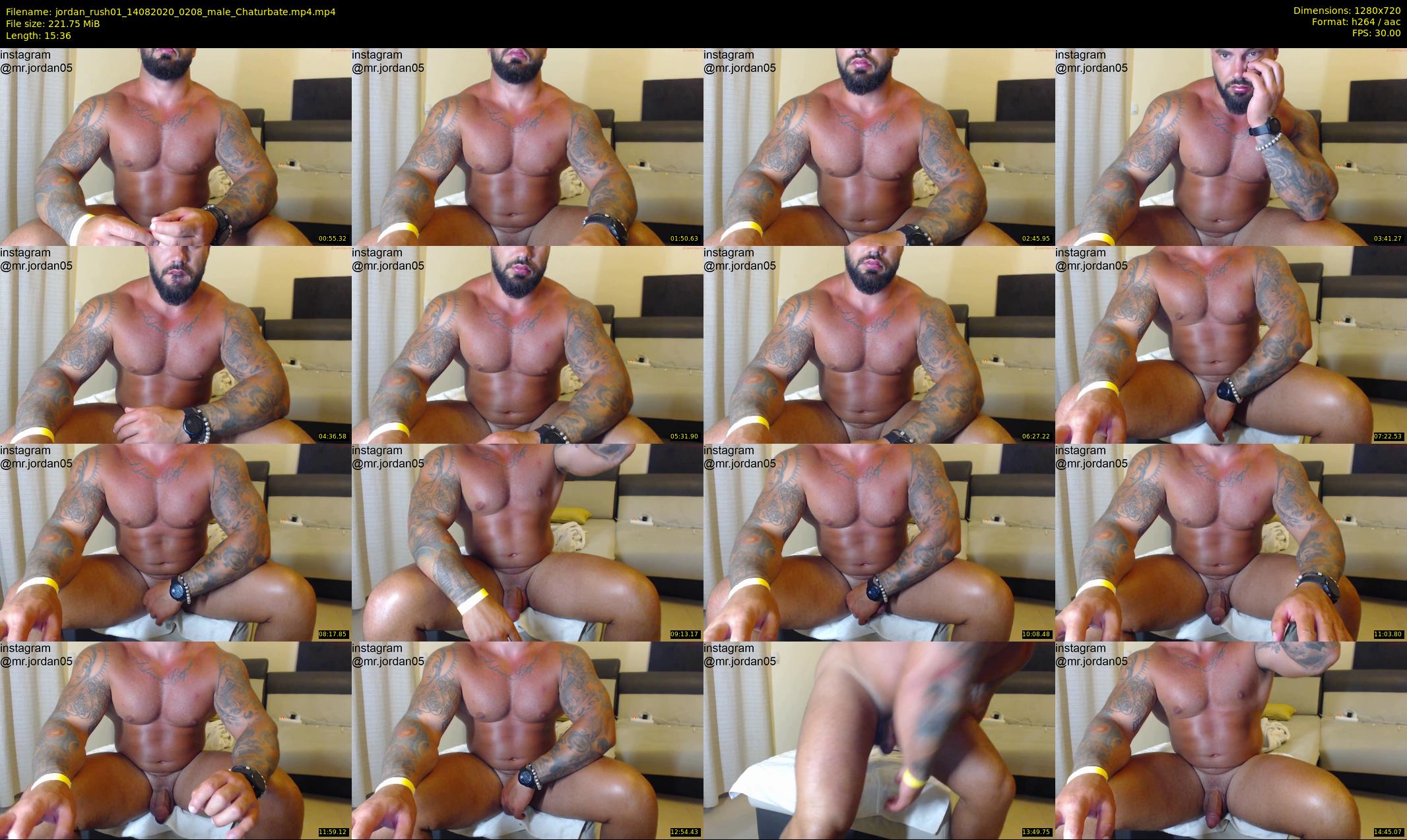 jordan_rush01 — 16 minute Chaturbate male cam show recording, 720p, Aug 14, 2020