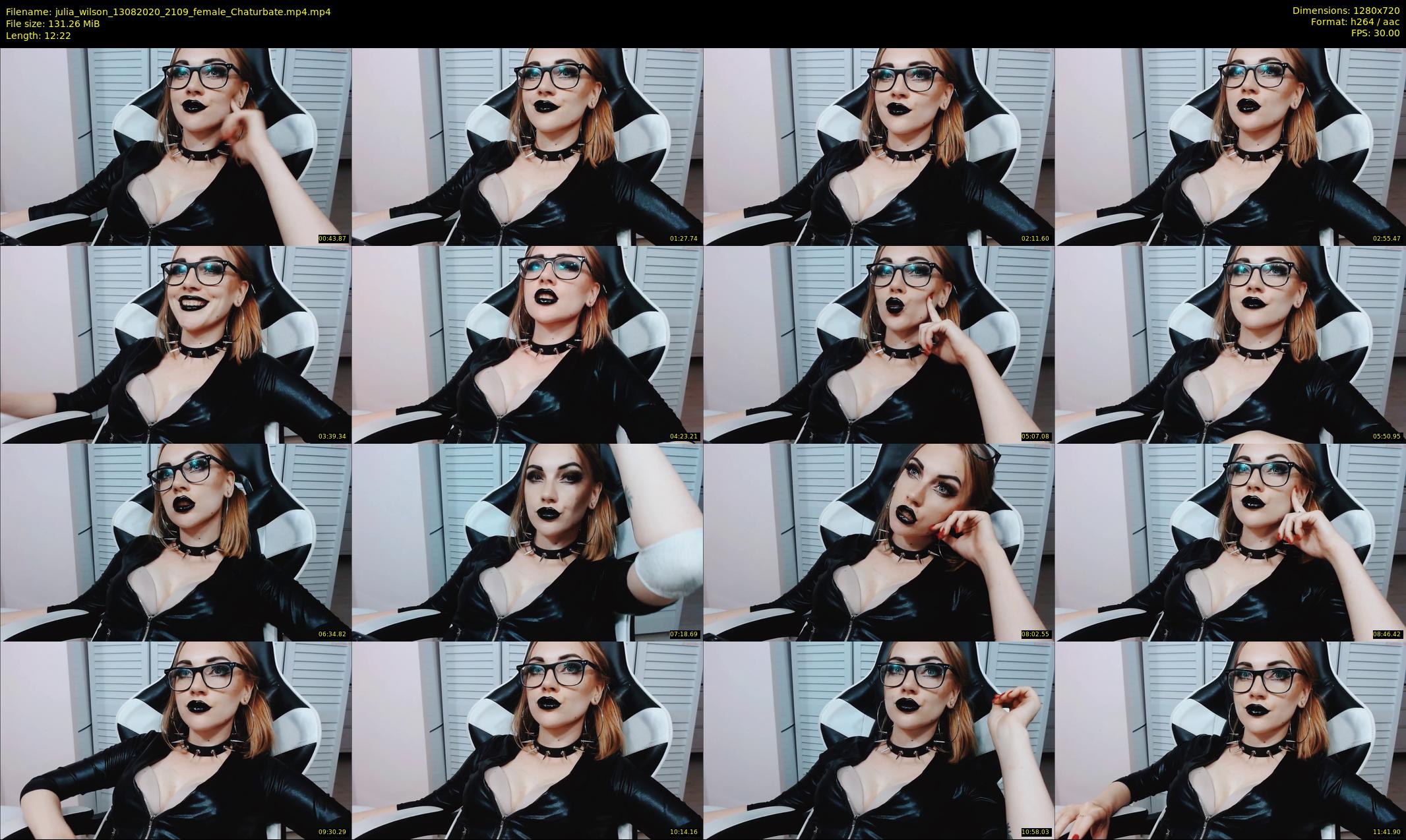julia_wilson — 13 minute Chaturbate female cam show recording, 720p, Aug 13, 2020