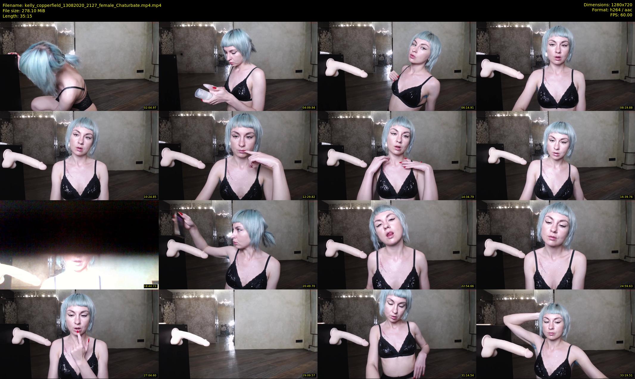 kelly_copperfield — 36 minute Chaturbate female cam show recording, 720p, Aug 13, 2020
