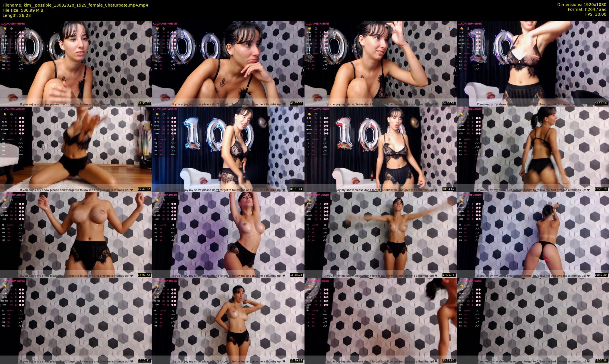 kim__possible — 27 minute Chaturbate female cam show recording, 1080p, Aug 13, 2020