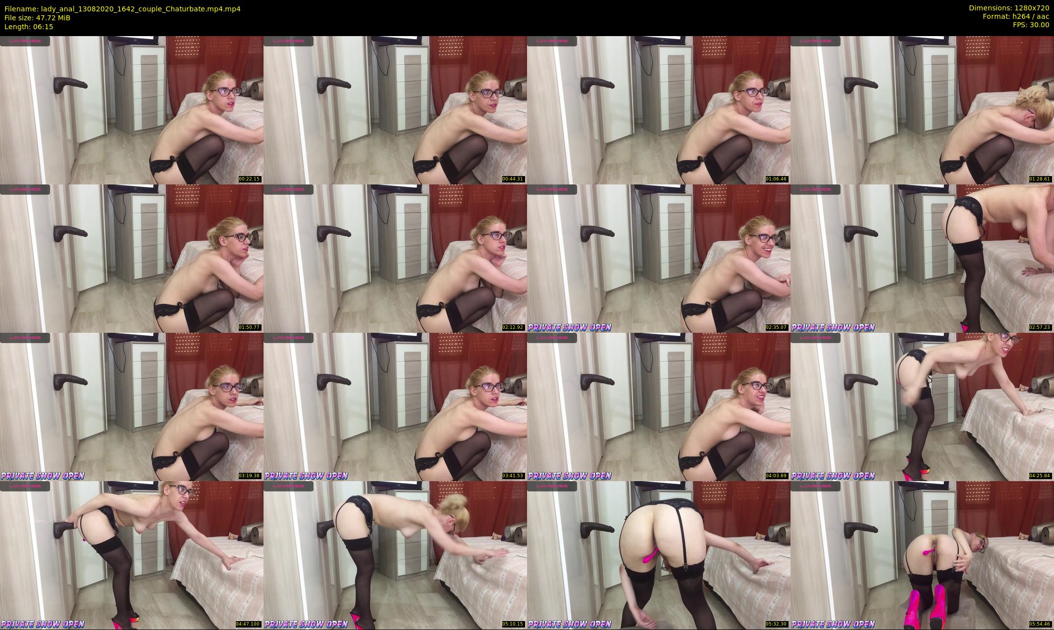 lady_anal — 7 minute Chaturbate female cam show recording, 720p, Aug 13, 2020