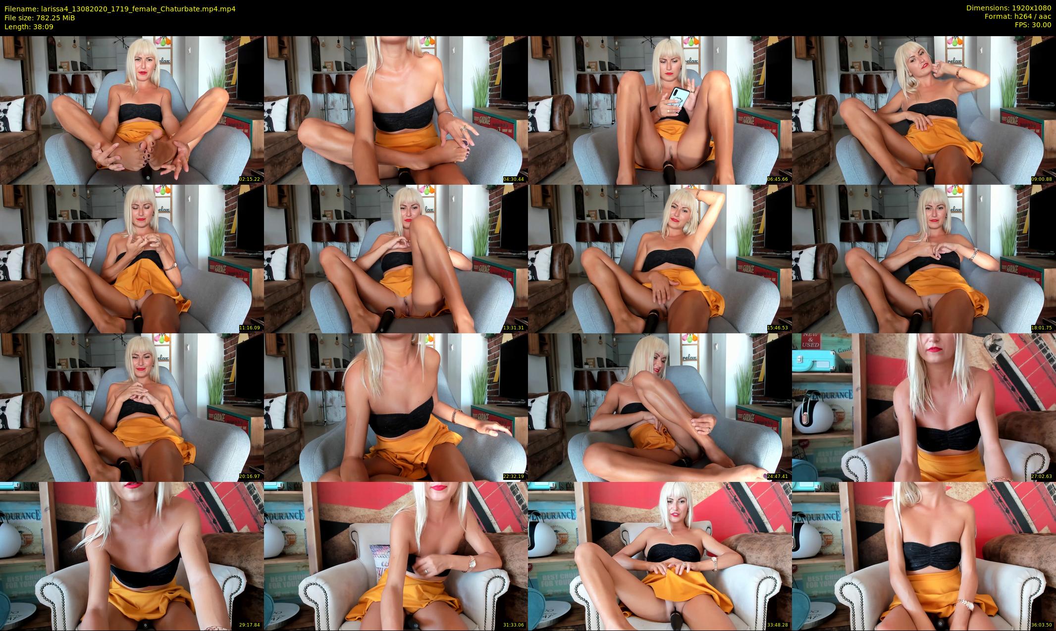 larissa4 — 39 minute Chaturbate female cam show recording, 1080p, Aug 13, 2020