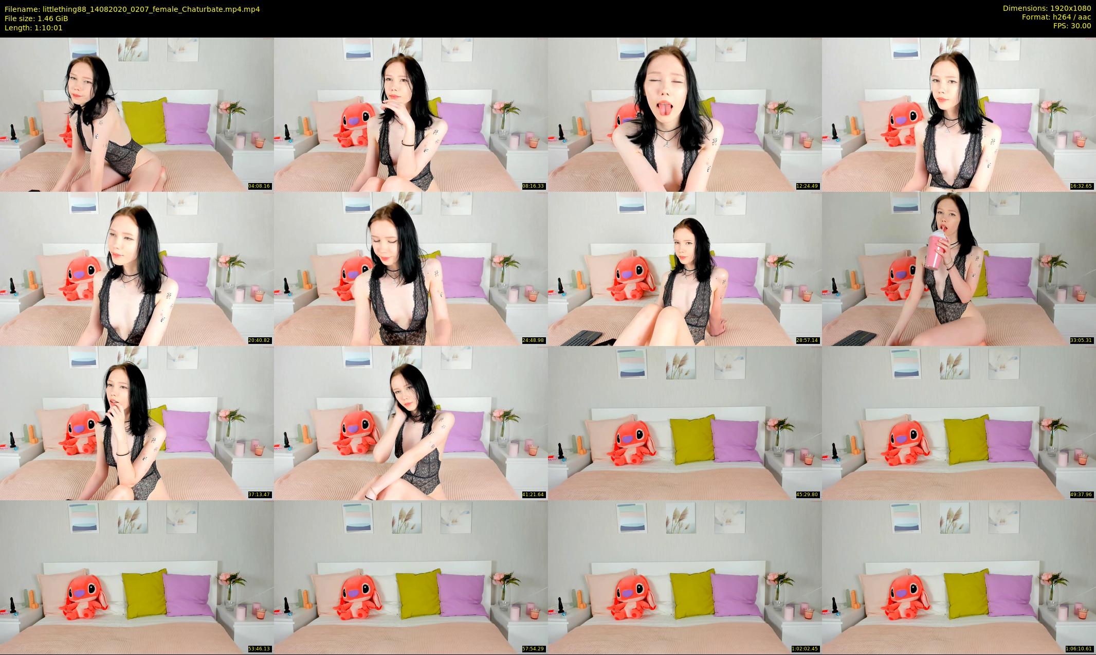 littlething88 — 71 minute Chaturbate female cam show recording, 1080p, Aug 14, 2020