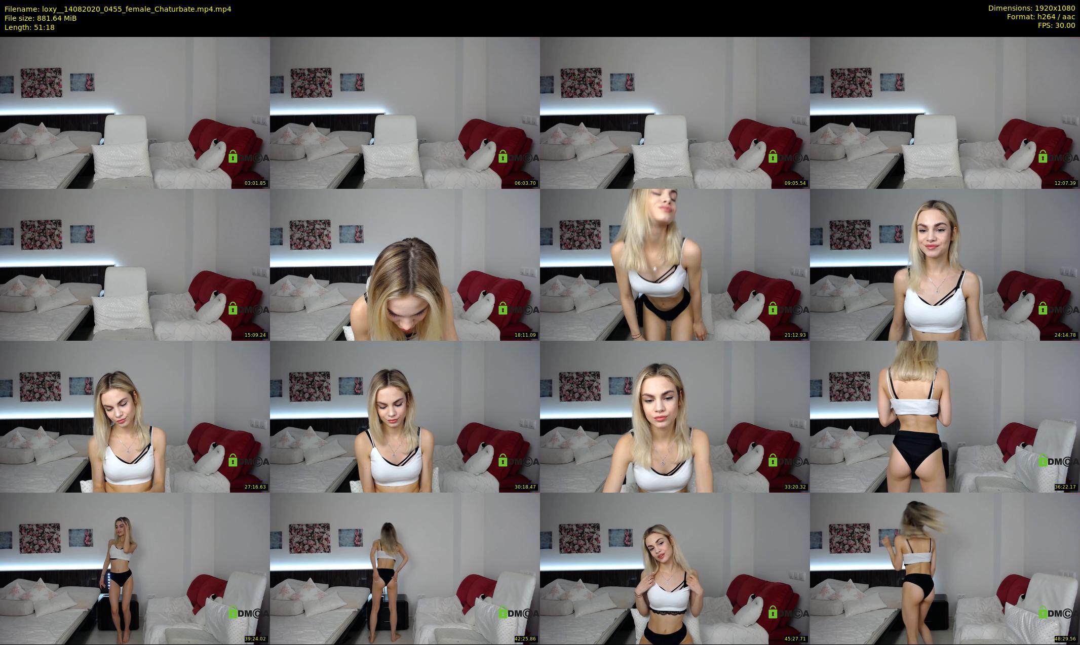 loxy_ — 52 minute Chaturbate female cam show recording, 1080p, Aug 14, 2020