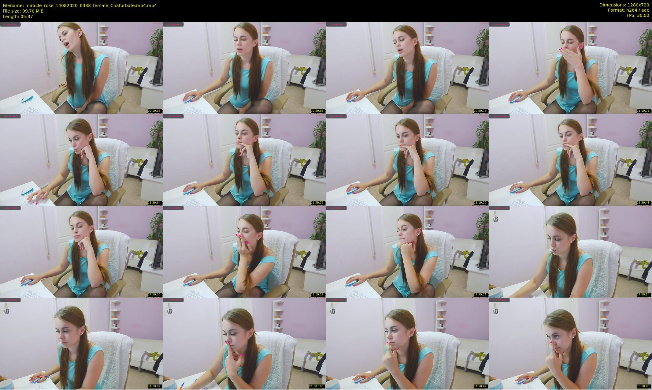 miracle_rose — 6 minute Chaturbate female cam show recording, 720p, Aug 14, 2020