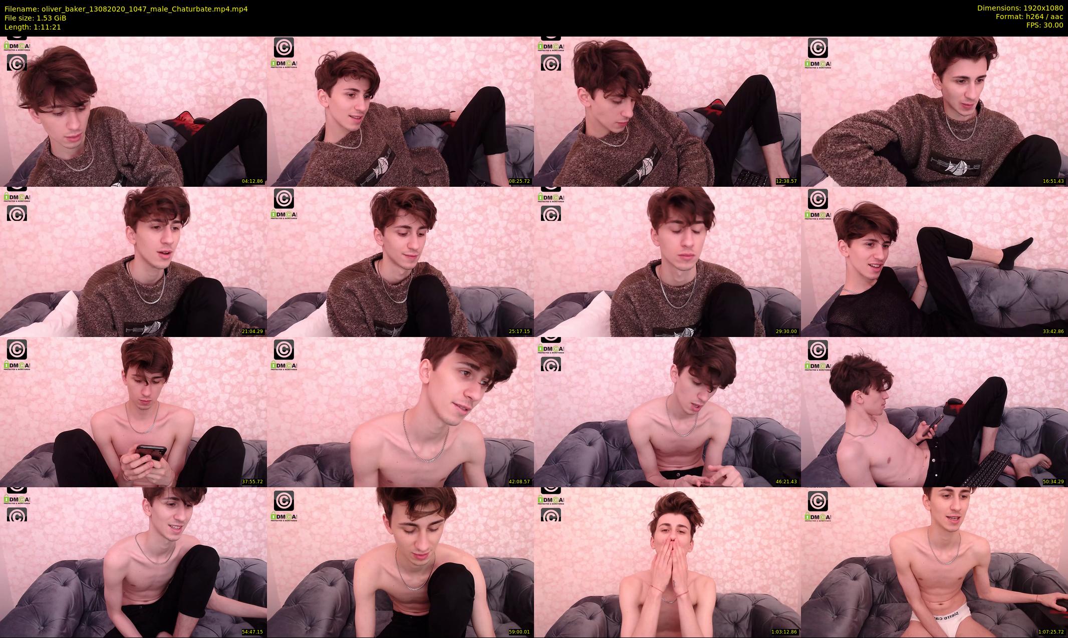 oliver_baker — 72 minute Chaturbate male cam show recording, 1080p, Aug 13, 2020