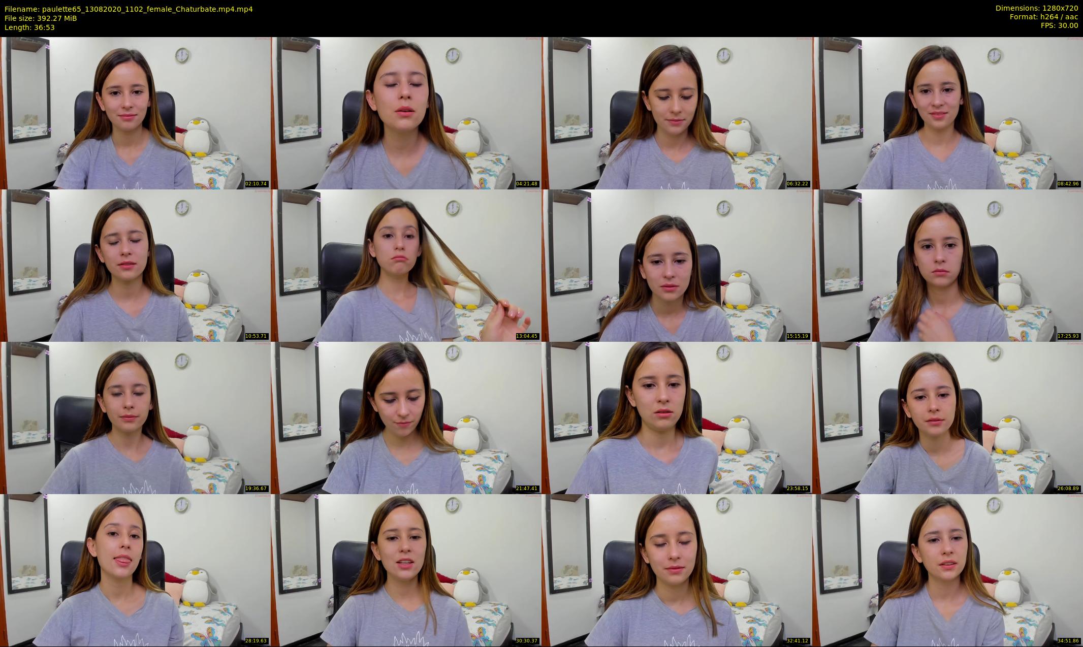 paulette65 — 37 minute Chaturbate female cam show recording, 720p, Aug 13, 2020