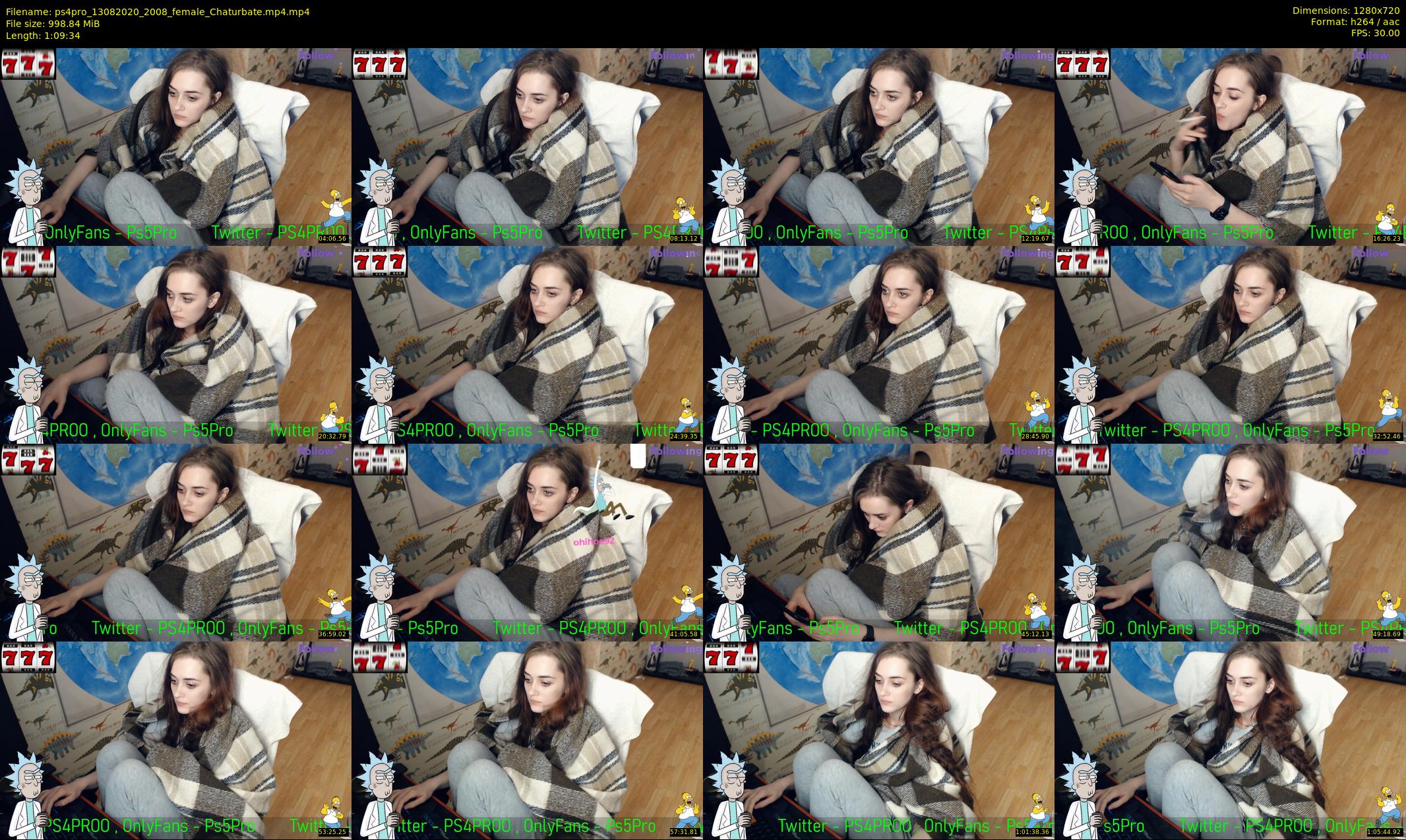 ps4pro — 70 minute Chaturbate female cam show recording, 720p, Aug 13, 2020