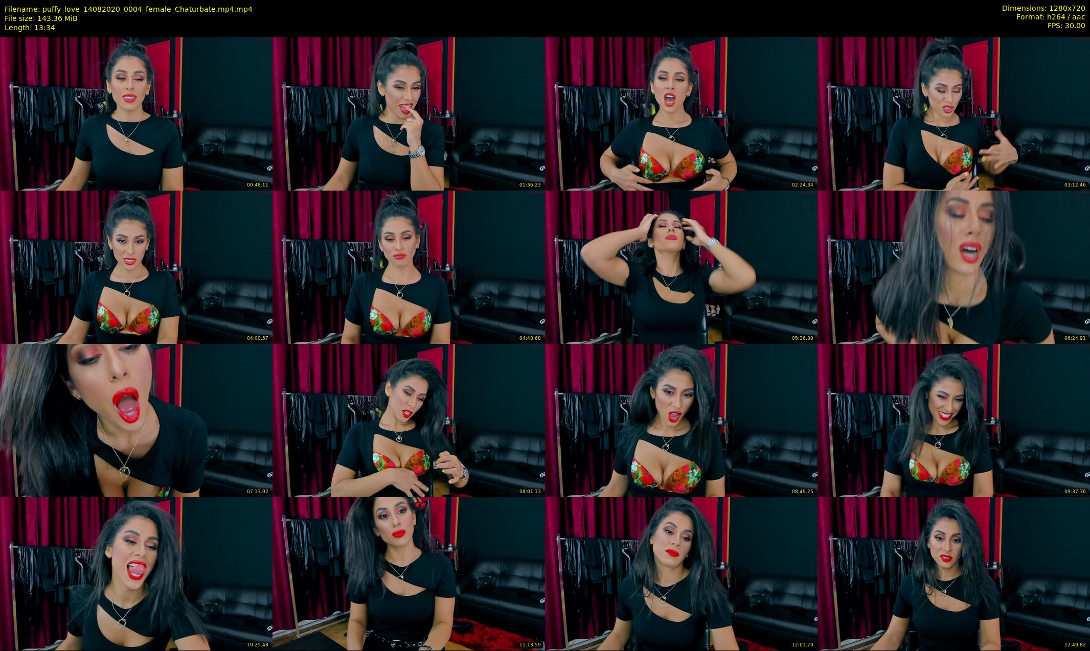 puffy_love — 14 minute Chaturbate female cam show recording, 720p, Aug 14, 2020