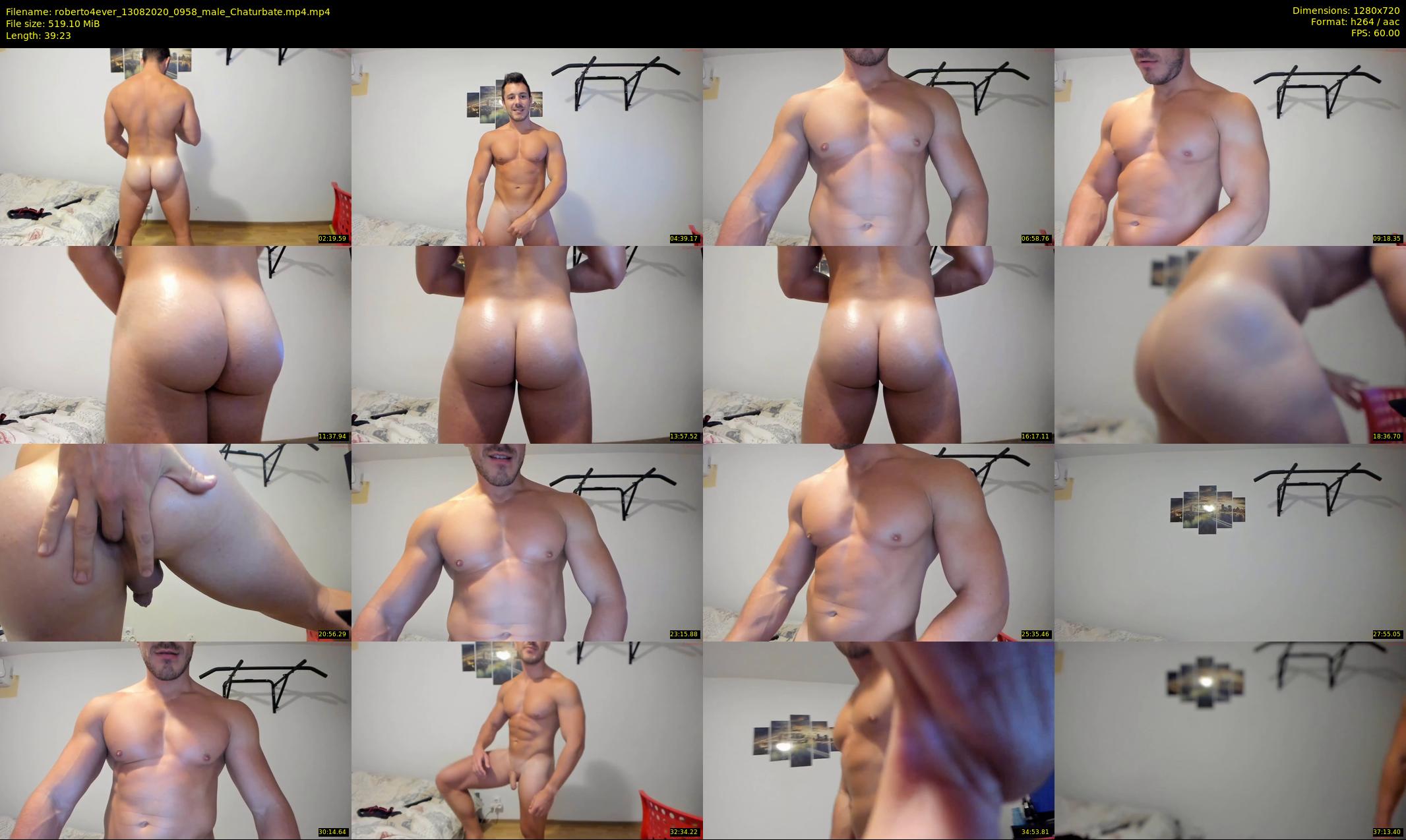roberto4ever — 40 minute Chaturbate male cam show recording, 720p, Aug 13, 2020