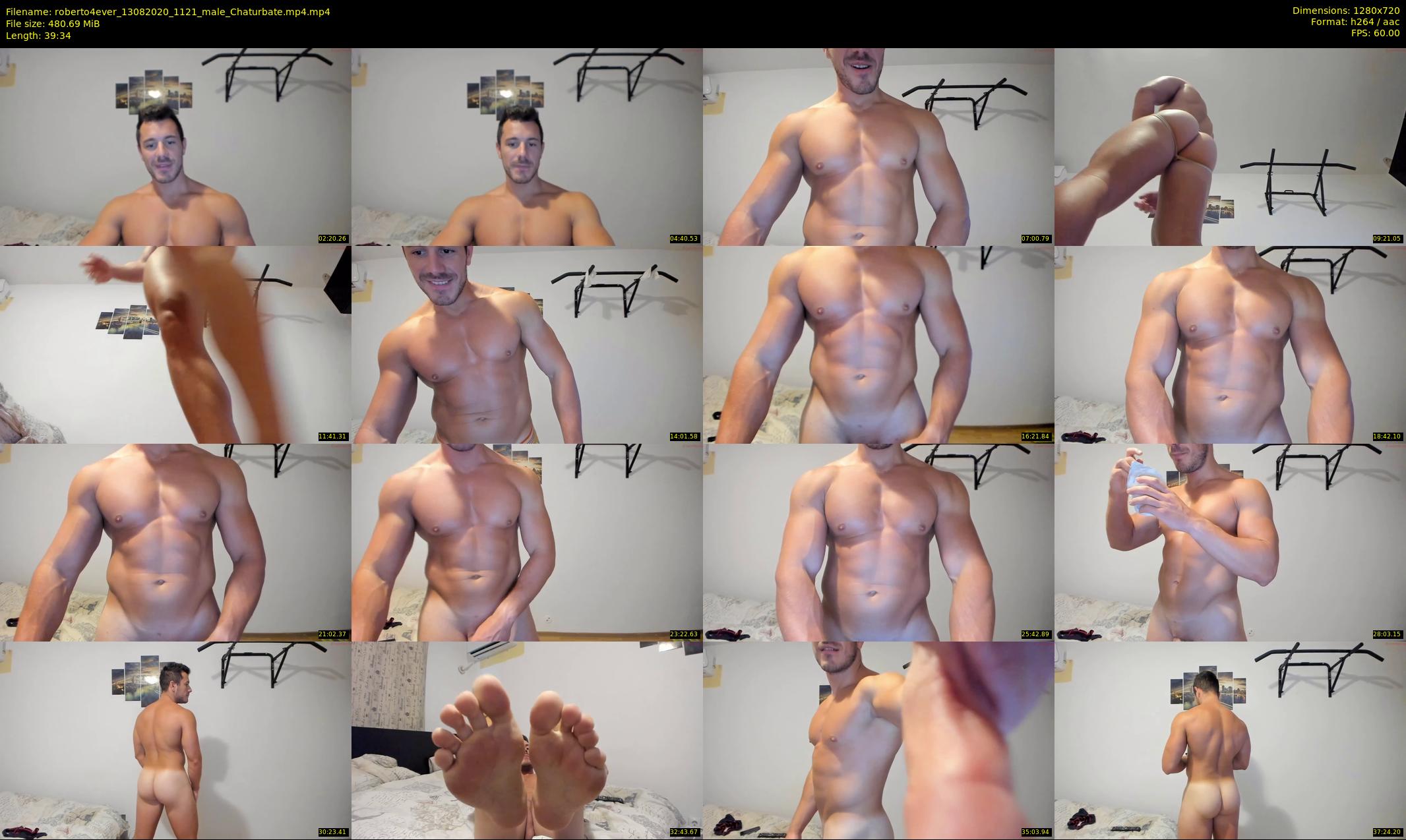 roberto4ever — 40 minute Chaturbate male cam show recording, 720p, Aug 13, 2020