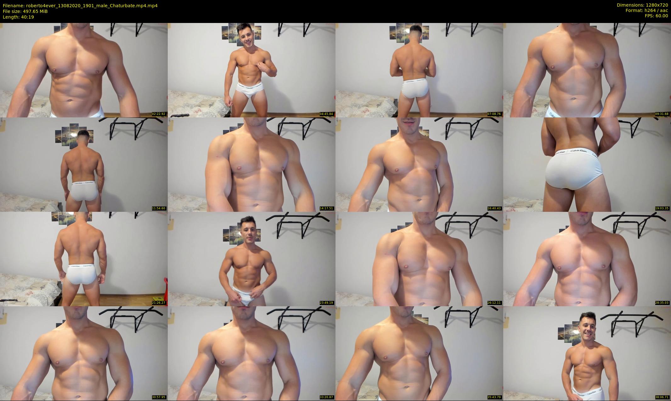 roberto4ever — 41 minute Chaturbate male cam show recording, 720p, Aug 13, 2020