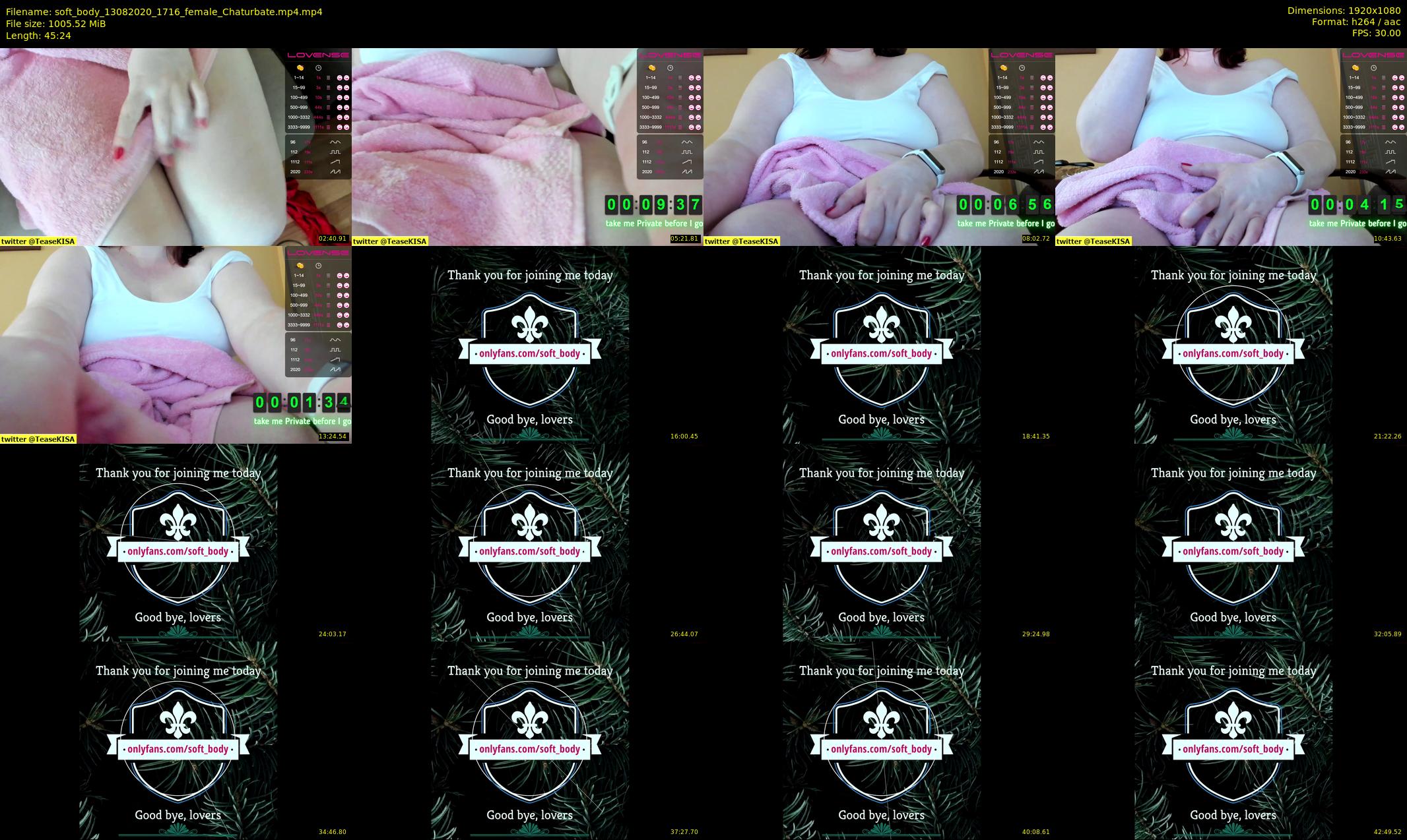 soft_body — 46 minute Chaturbate female cam show recording, 1080p, Aug 13, 2020
