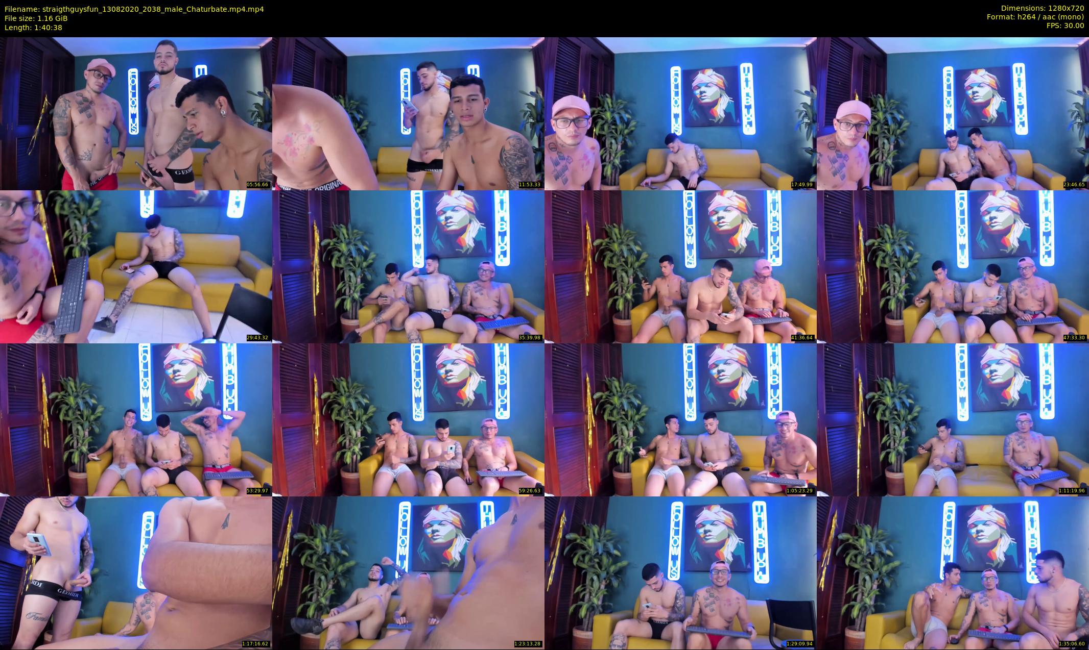 straigthguysfun — 101 minute Chaturbate male cam show recording, 720p, Aug 13, 2020