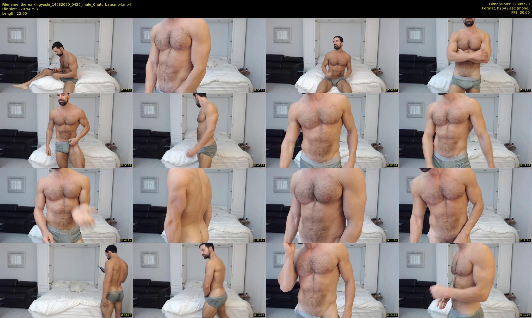 therealkingyoshi — 22 minute Chaturbate male cam show recording, 720p, Aug 14, 2020