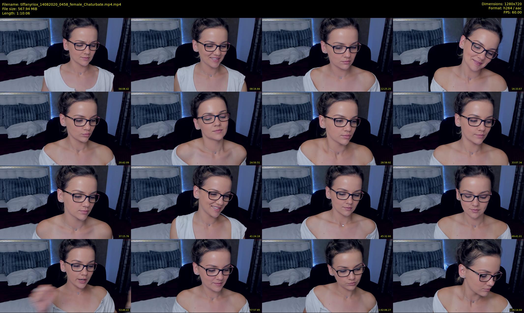tiffanyriox — 71 minute Chaturbate female cam show recording, 720p, Aug 14, 2020
