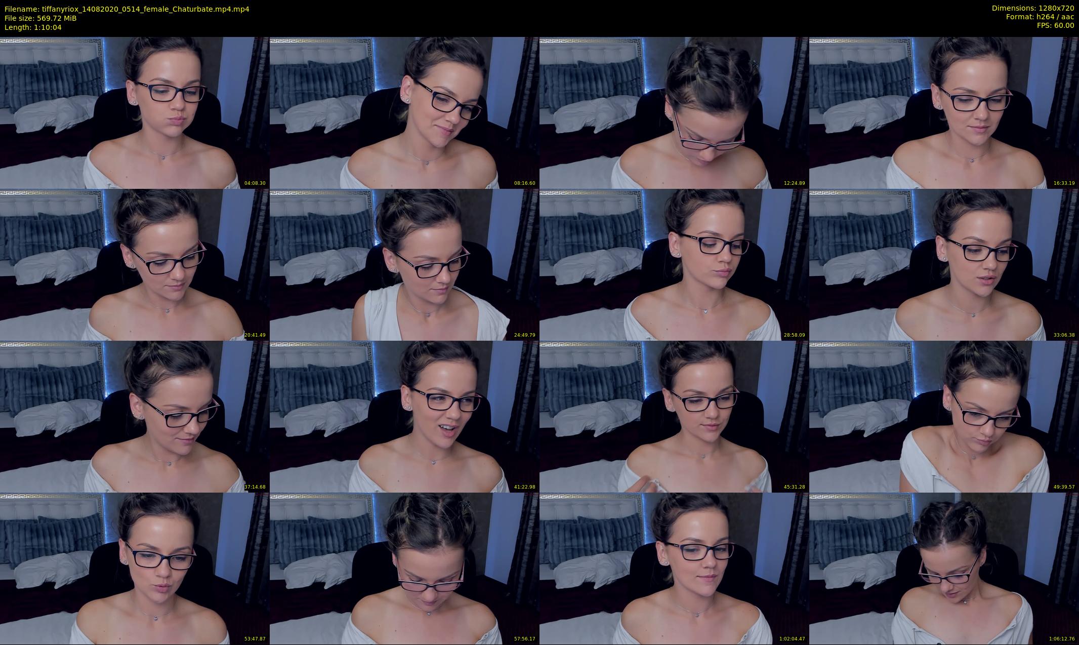 tiffanyriox — 71 minute Chaturbate female cam show recording, 720p, Aug 14, 2020