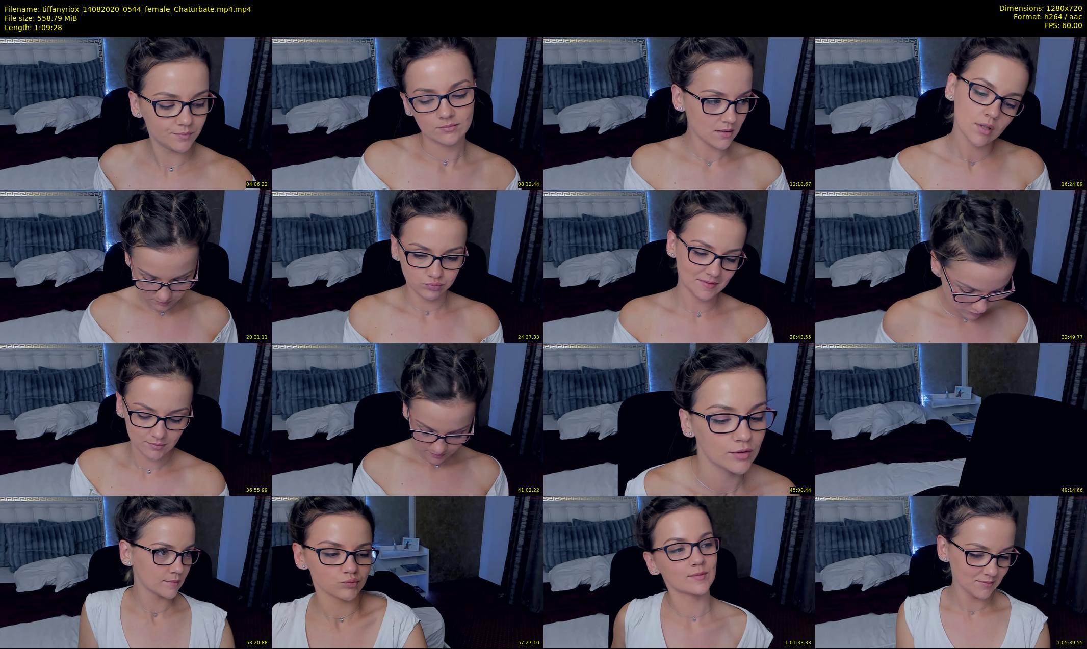 tiffanyriox — 70 minute Chaturbate female cam show recording, 720p, Aug 14, 2020