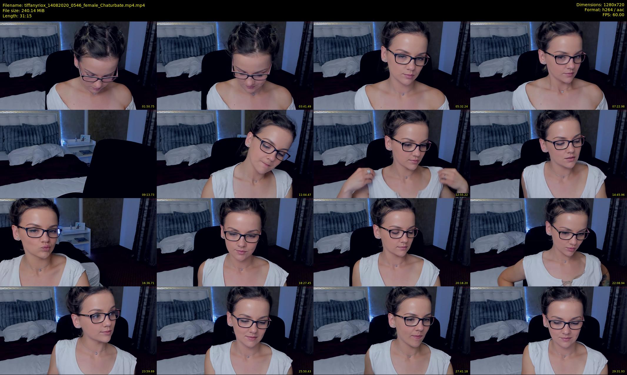 tiffanyriox — 32 minute Chaturbate female cam show recording, 720p, Aug 14, 2020