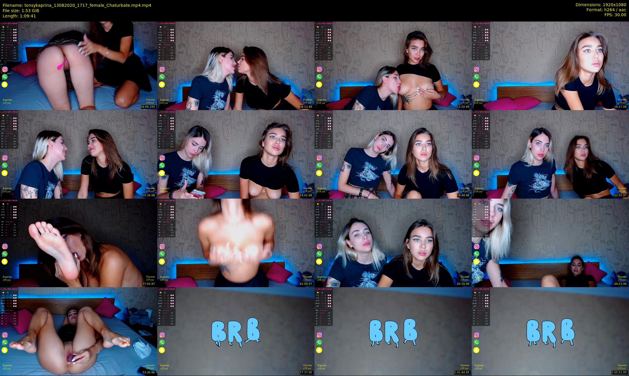 tonsykaprina — 70 minute Chaturbate couple cam show recording, 1080p, Aug 13, 2020