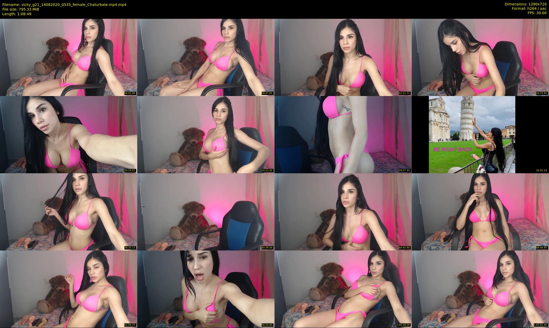 vicky_g21 — 69 minute Chaturbate female cam show recording, 720p, Aug 14, 2020
