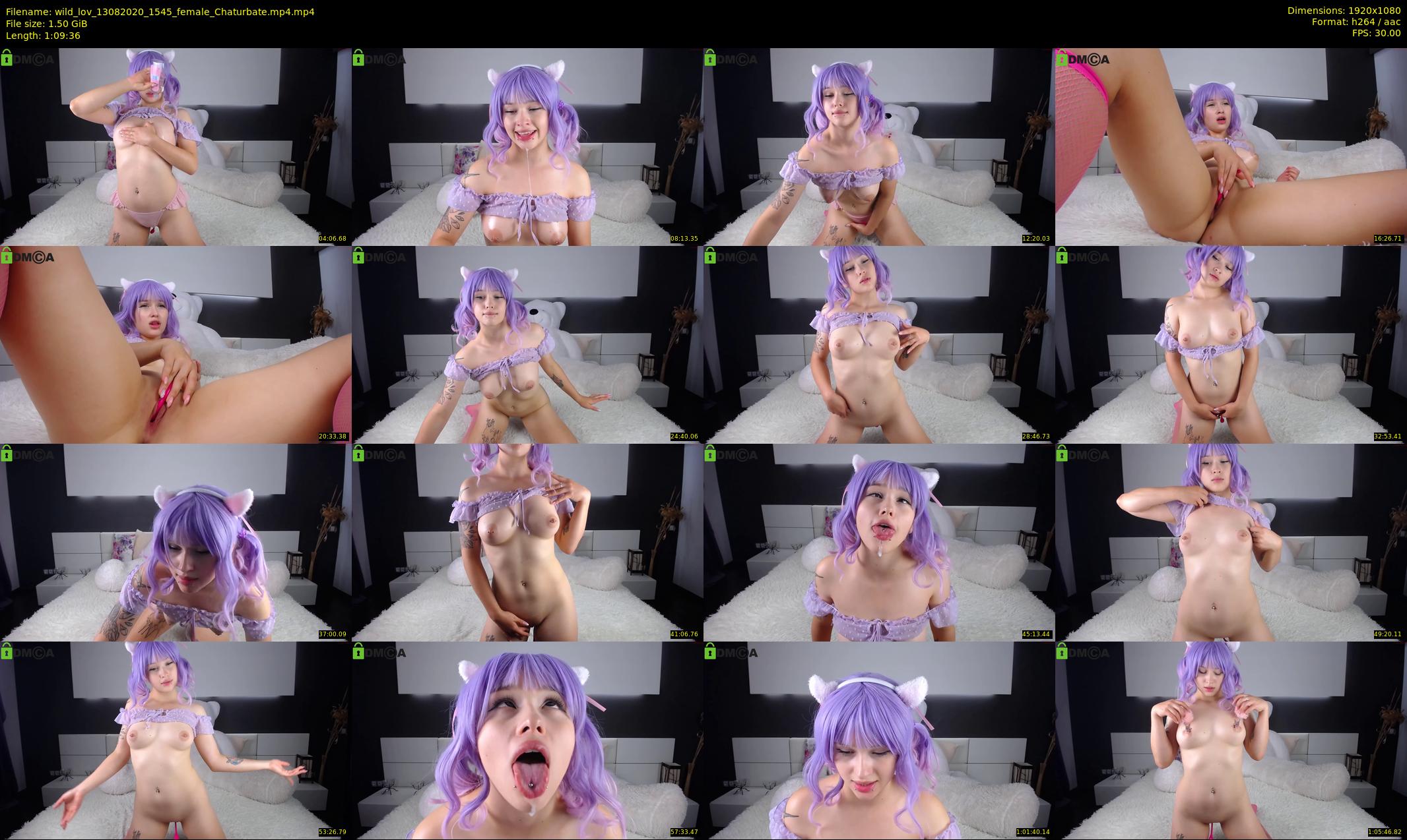 wild_lov — 70 minute Chaturbate female cam show recording, 1080p, Aug 13, 2020