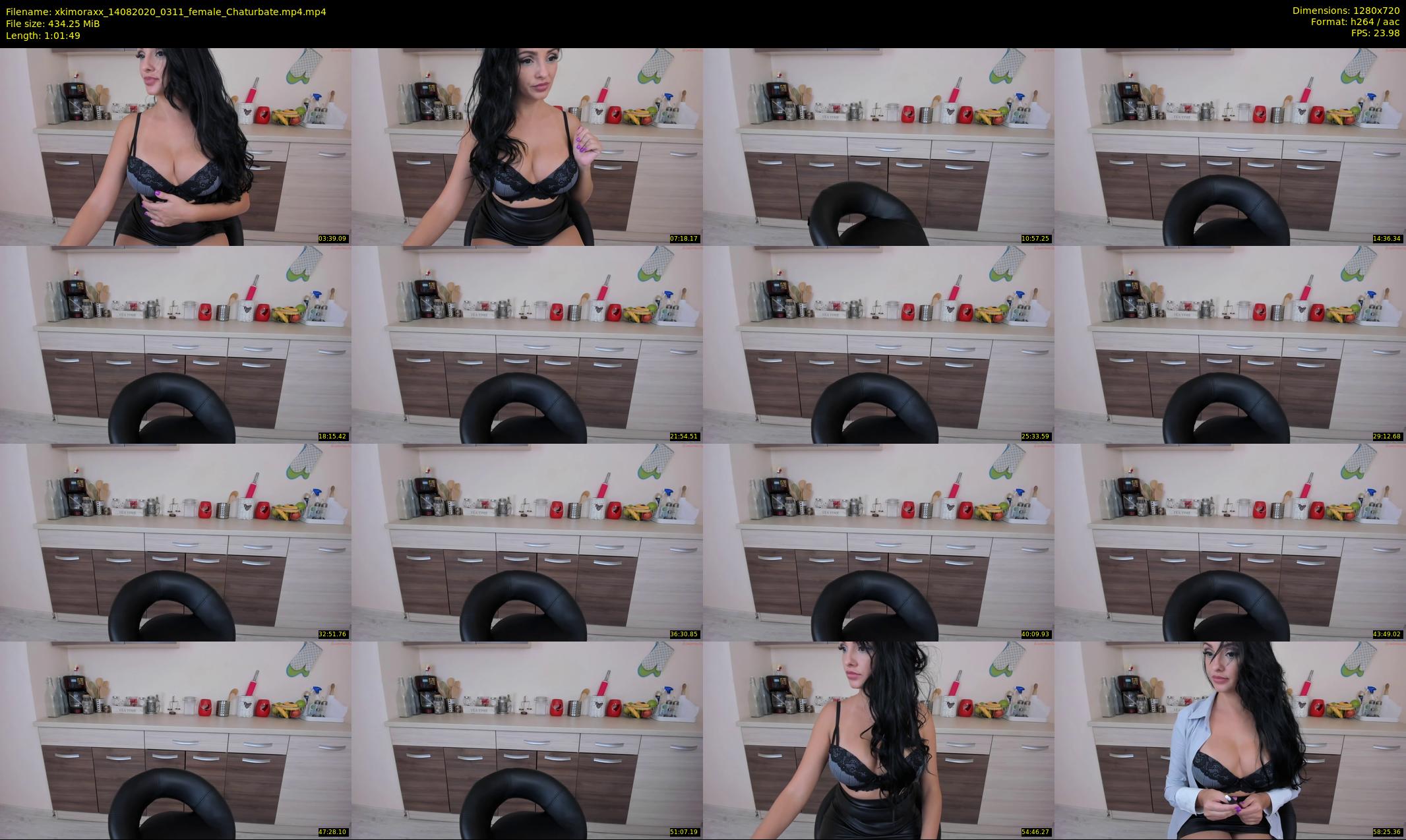 xkimoraxx — 62 minute Chaturbate female cam show recording, 720p, Aug 14, 2020