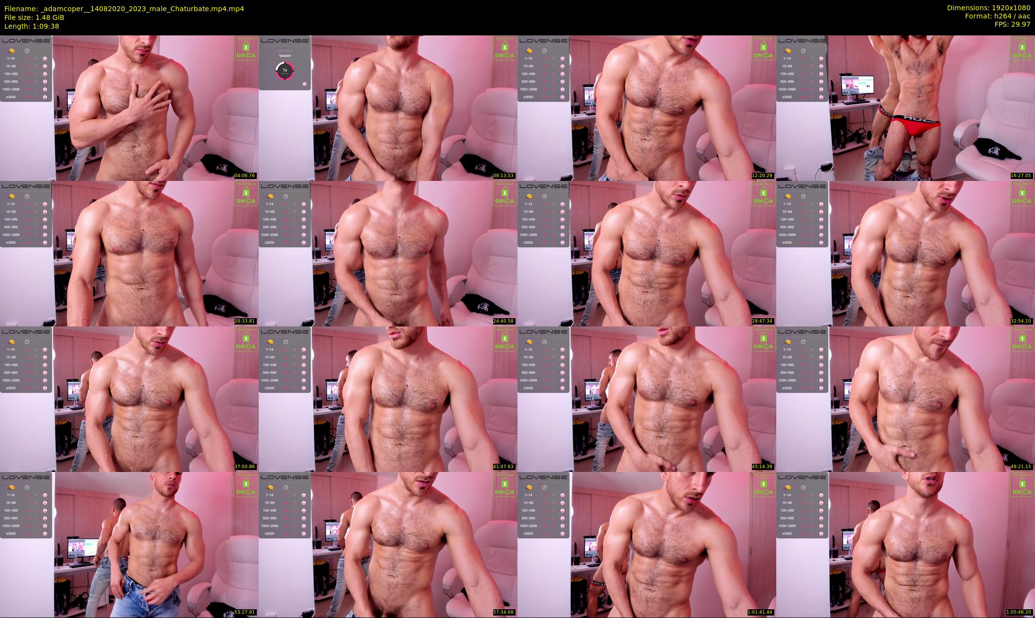 _adamcoper_ — 70 minute Chaturbate male cam show recording, 1080p, Aug 14, 2020
