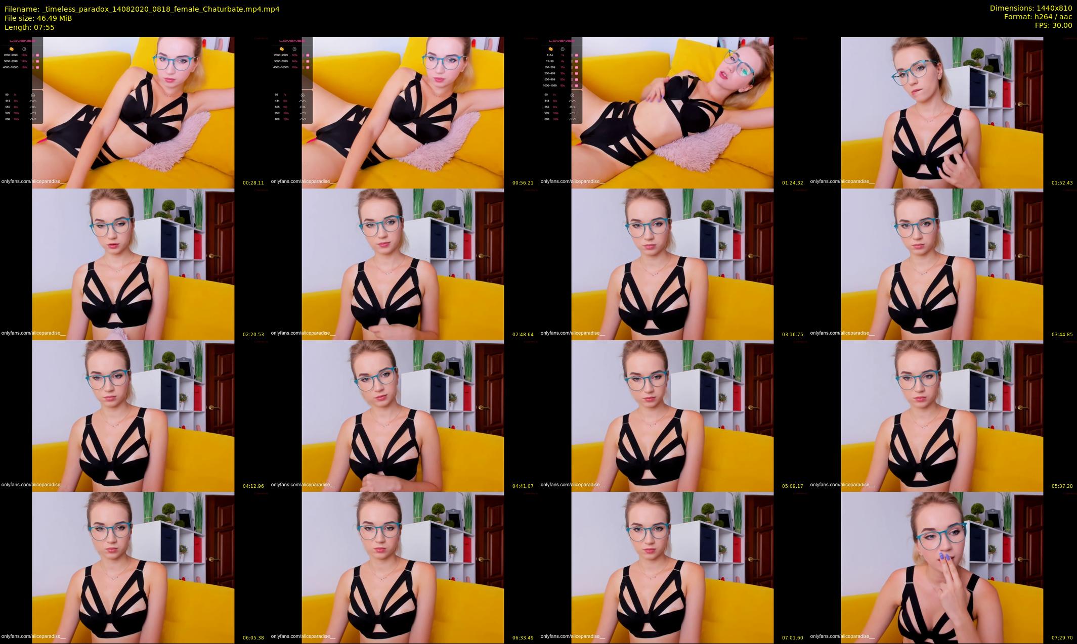 _timeless_paradox — 8 minute Chaturbate female cam show recording, 720p, Aug 14, 2020
