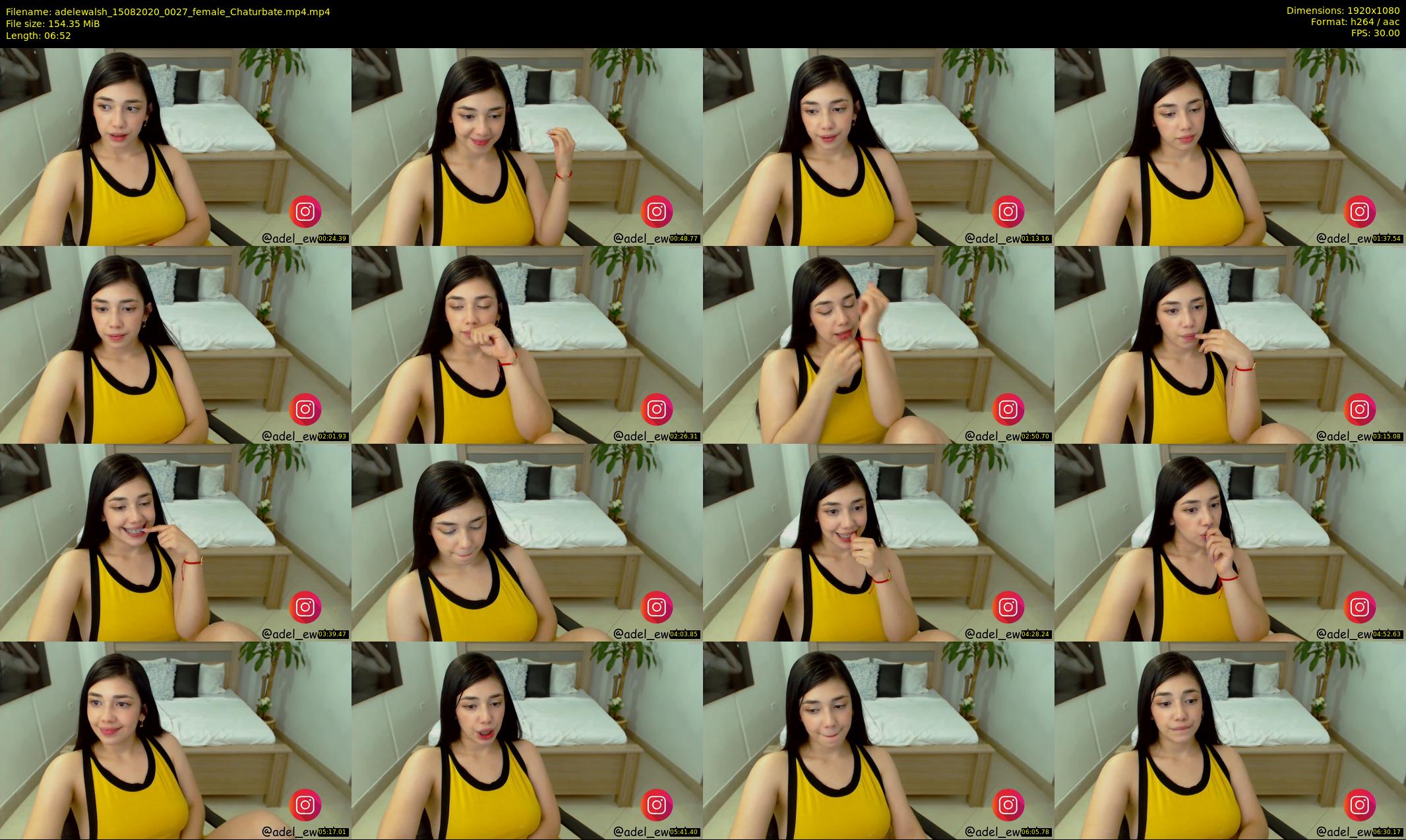 adelewalsh — 7 minute Chaturbate female cam show recording, 1080p, Aug 15, 2020