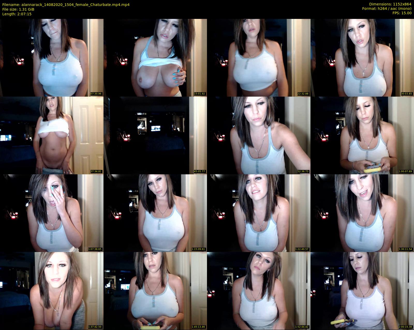 alannarack — 128 minute Chaturbate female cam show recording, 720p, Aug 14, 2020