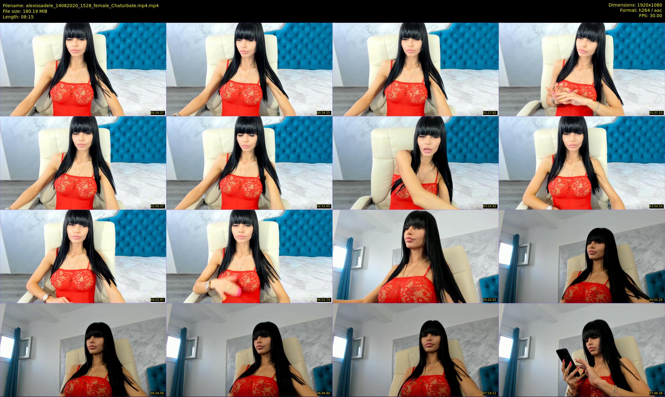 alexissadele — 9 minute Chaturbate female cam show recording, 1080p, Aug 14, 2020