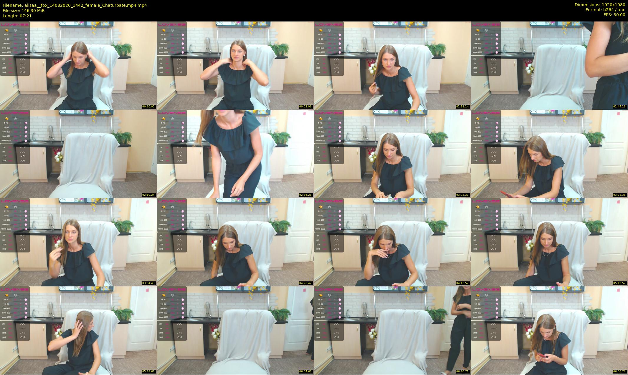 alisaa__fox — 8 minute Chaturbate female cam show recording, 1080p, Aug 14, 2020