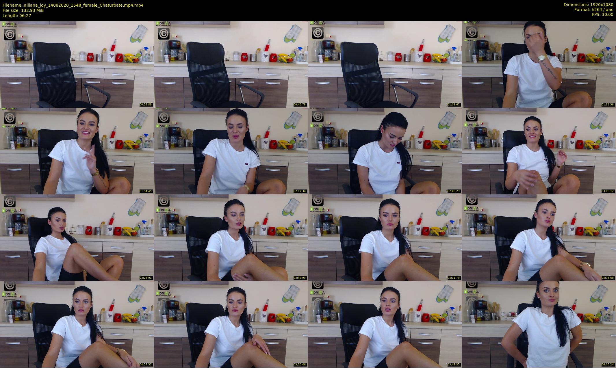 alliana_joy — 7 minute Chaturbate female cam show recording, 1080p, Aug 14, 2020