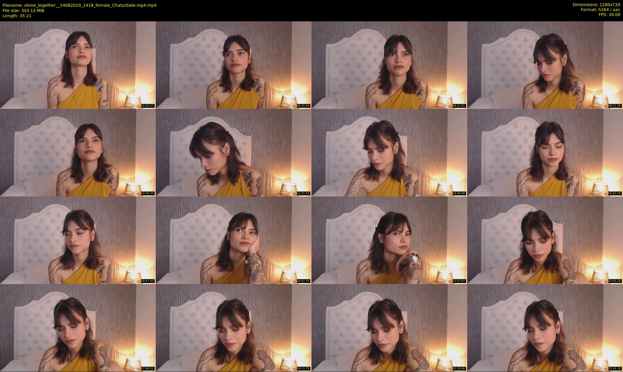 alone_together_ — 36 minute Chaturbate female cam show recording, 720p, Aug 14, 2020